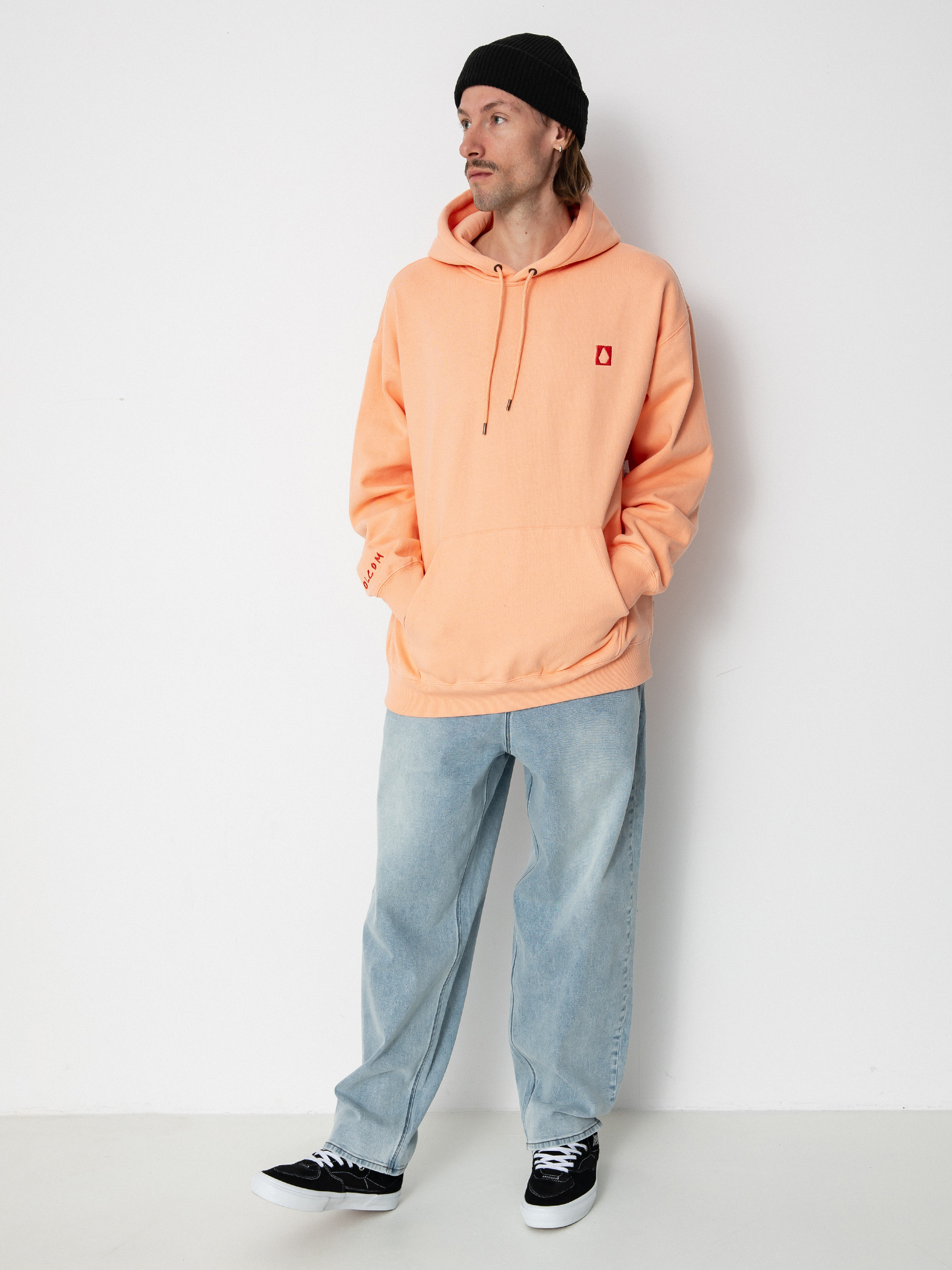 Volcom Fa Arthur Longo 2 HD Kapucnis pulóver (salmon)