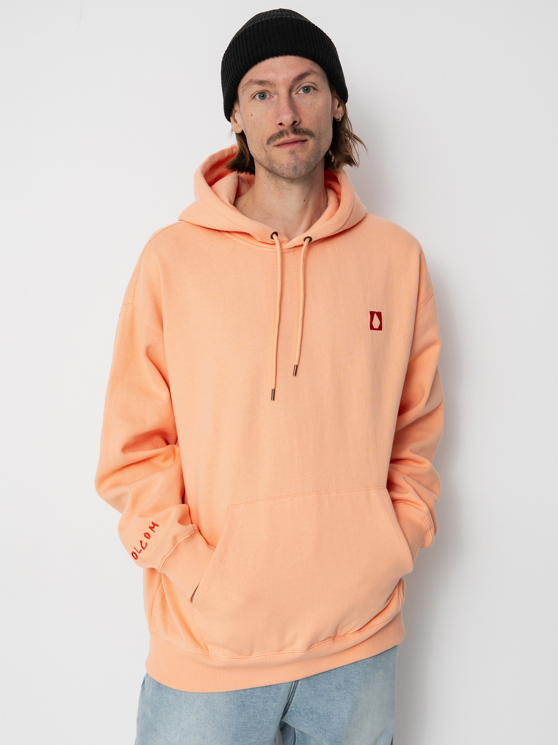 Volcom Fa Arthur Longo 2 HD Kapucnis pulóver (salmon)