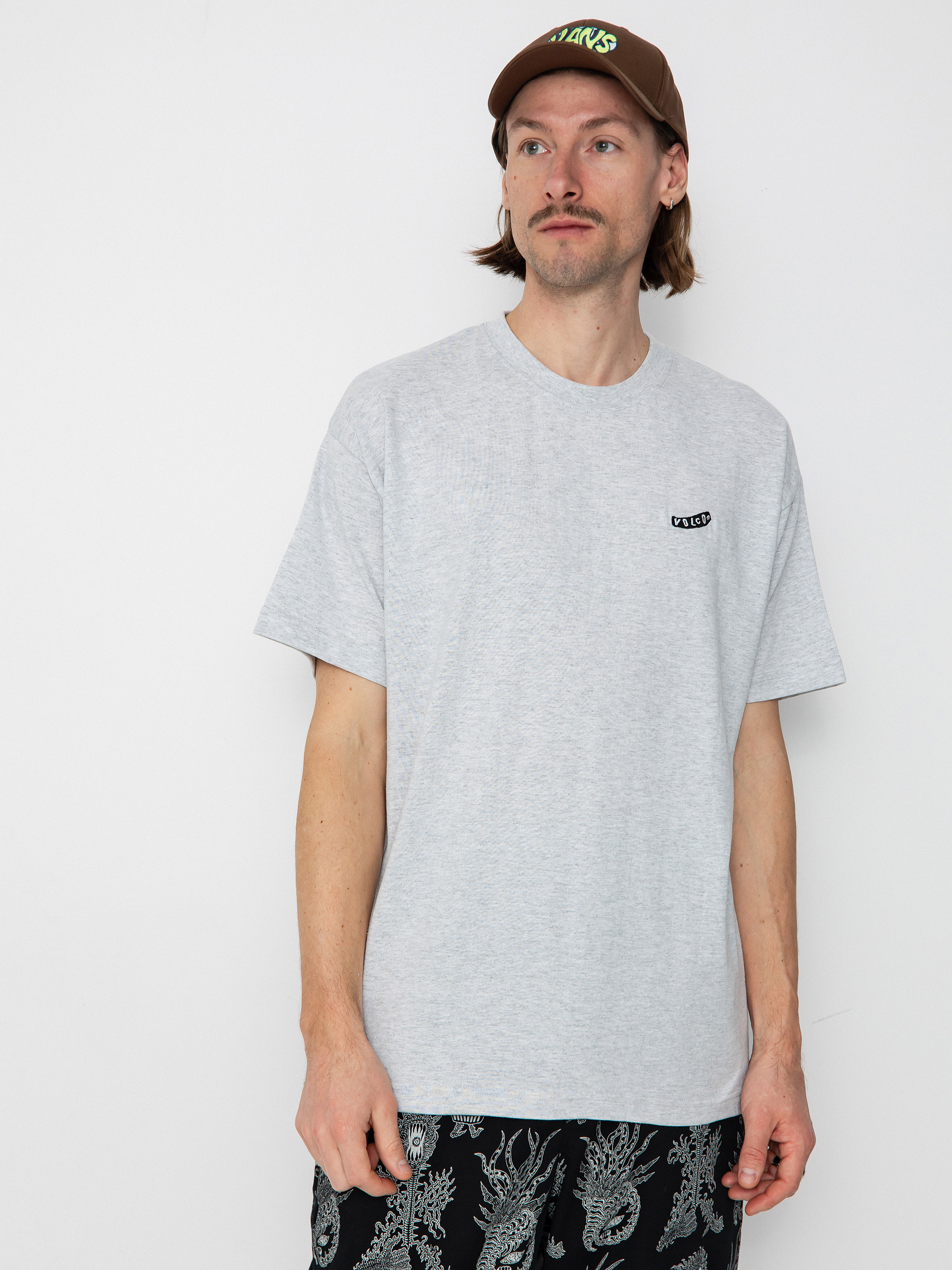 Volcom Pistol Stone Lse Póló (bone heather)