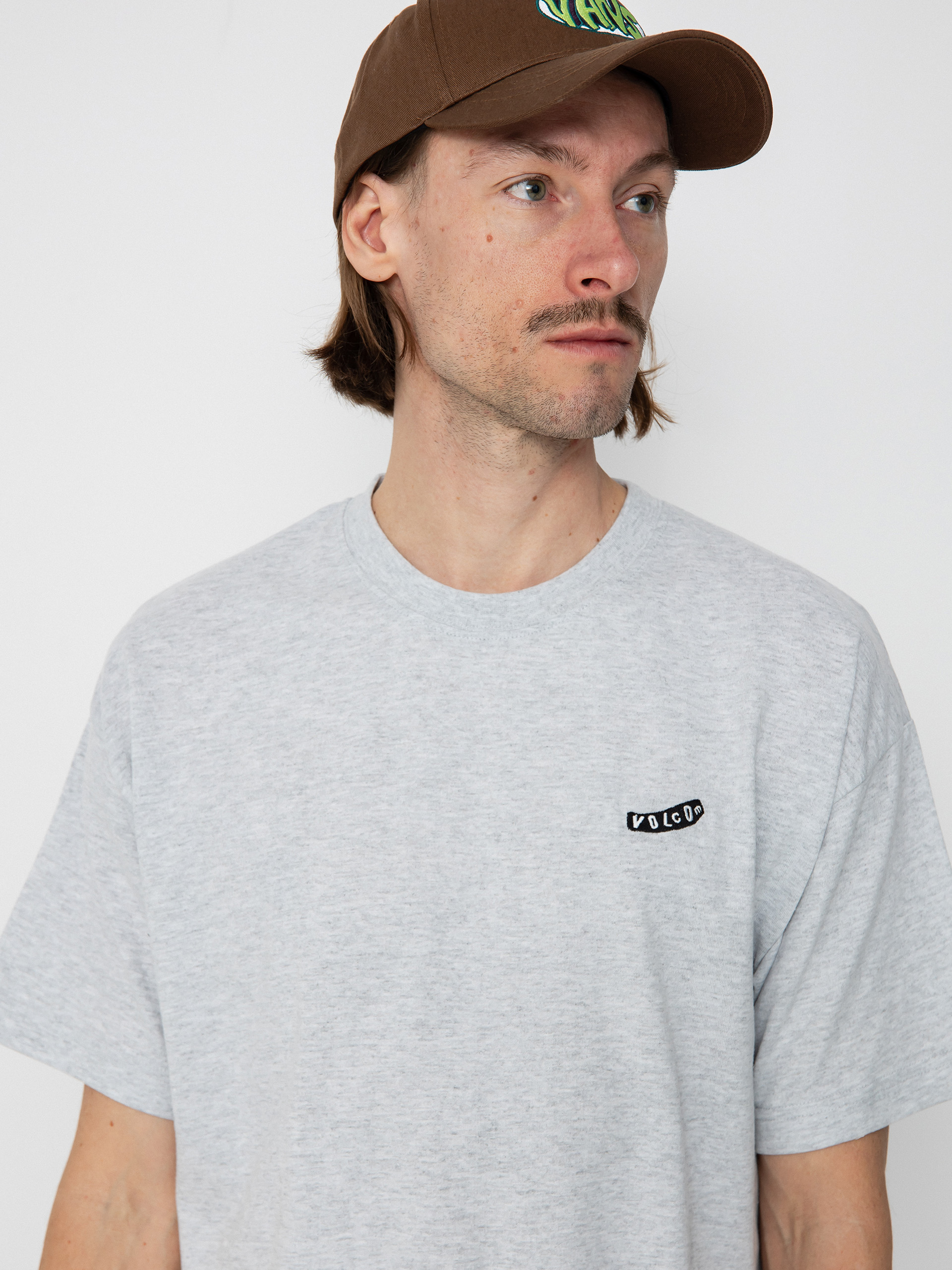 Volcom Pistol Stone Lse Póló (bone heather)