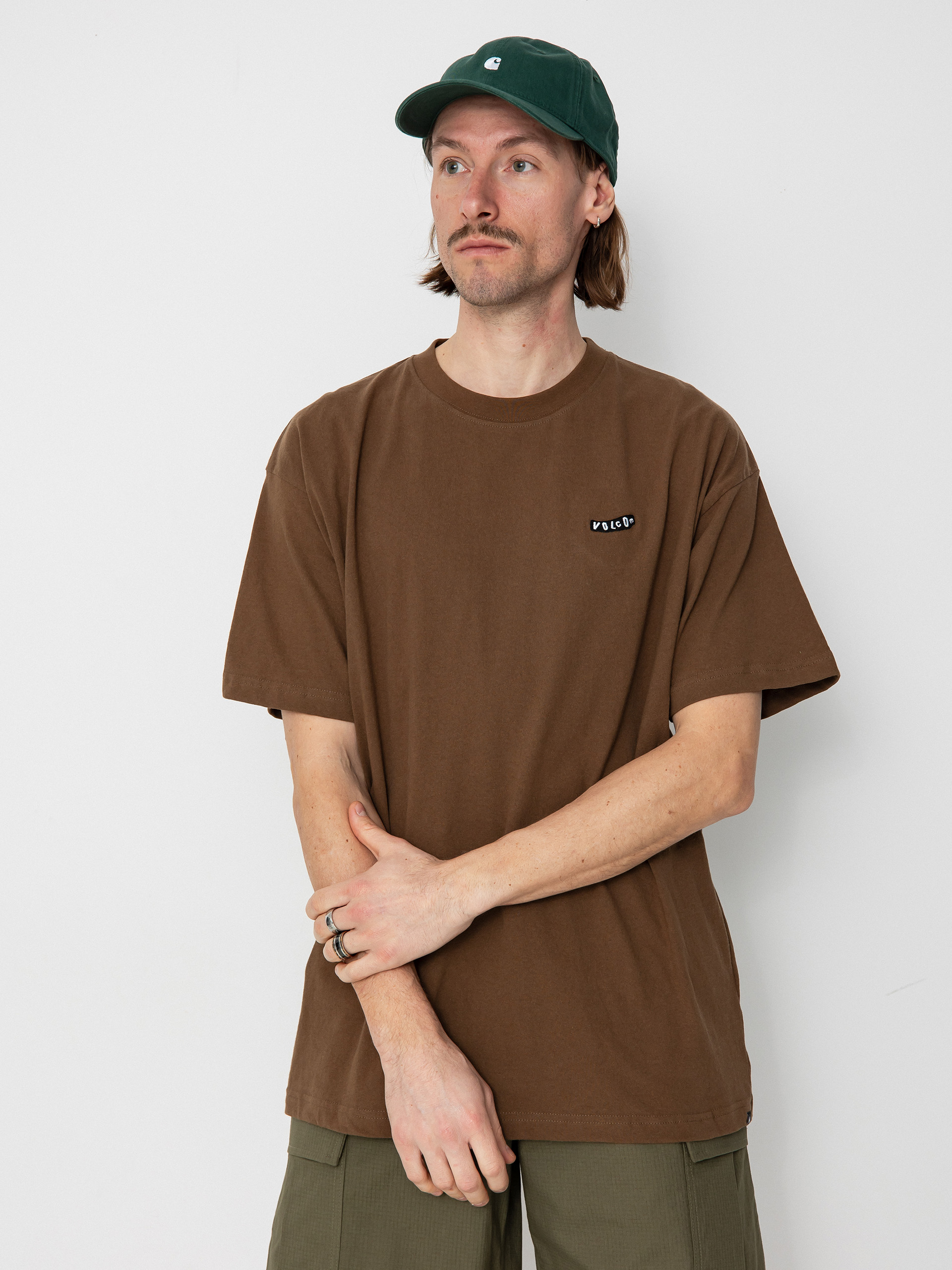 Volcom Pistol Stone Lse Póló (dark earth)