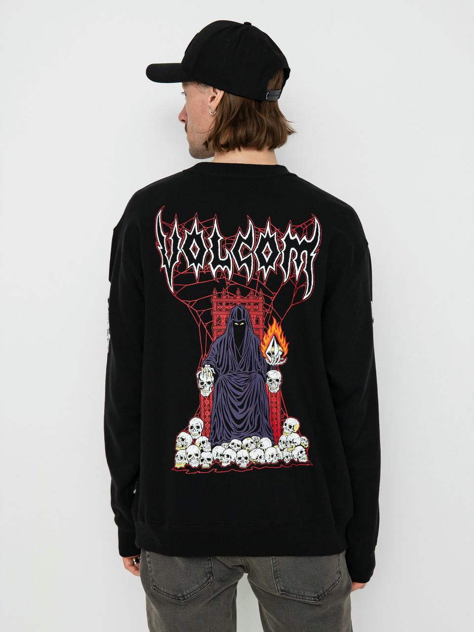 Volcom Stone Lord Crew Pulóver (black)