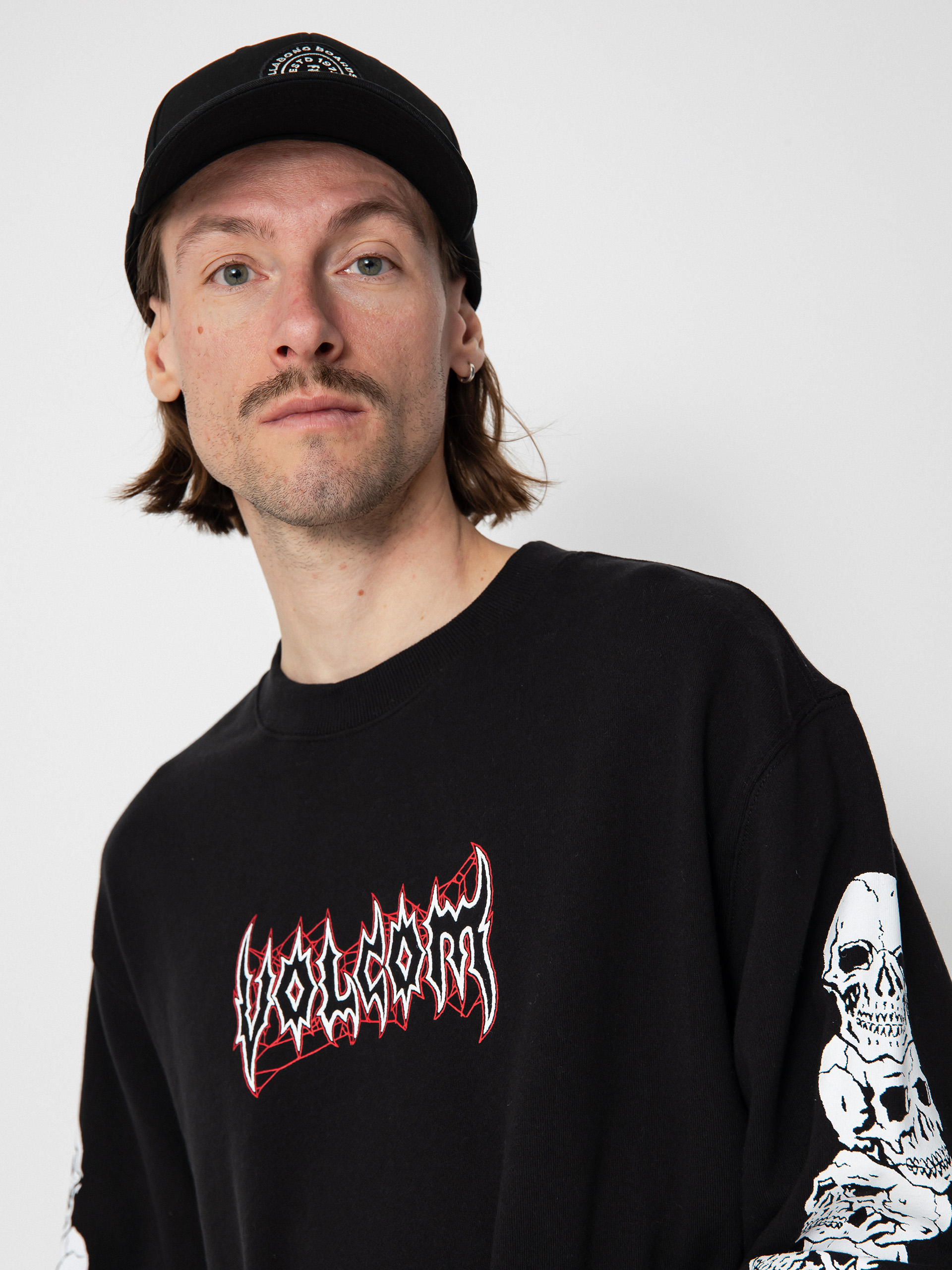 Volcom Stone Lord Crew Pulóver (black)
