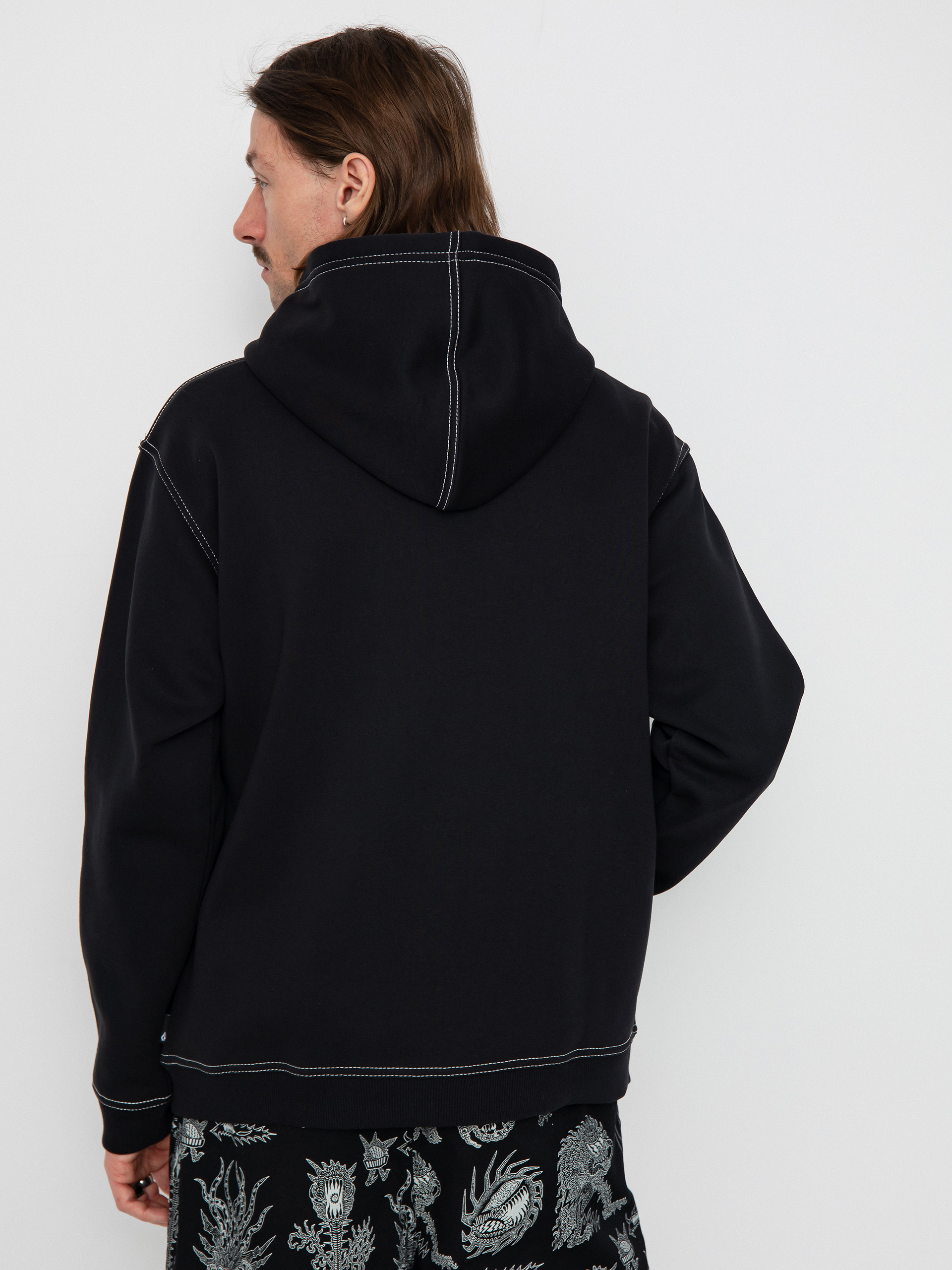 Volcom Workard ZHD Kapucnis pulóver (black)