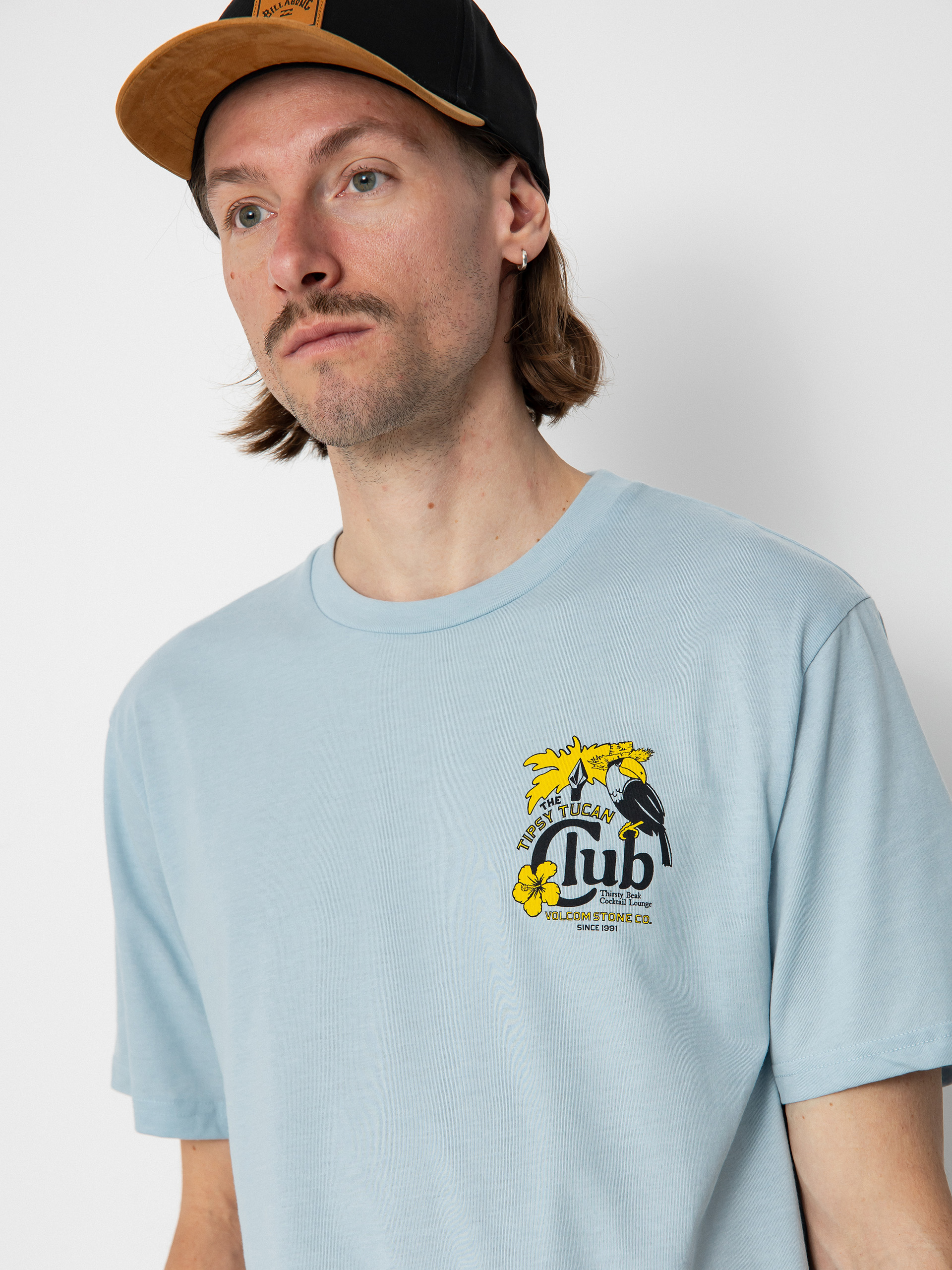 Volcom Tispy Tucan Hth Póló (celestial blue)