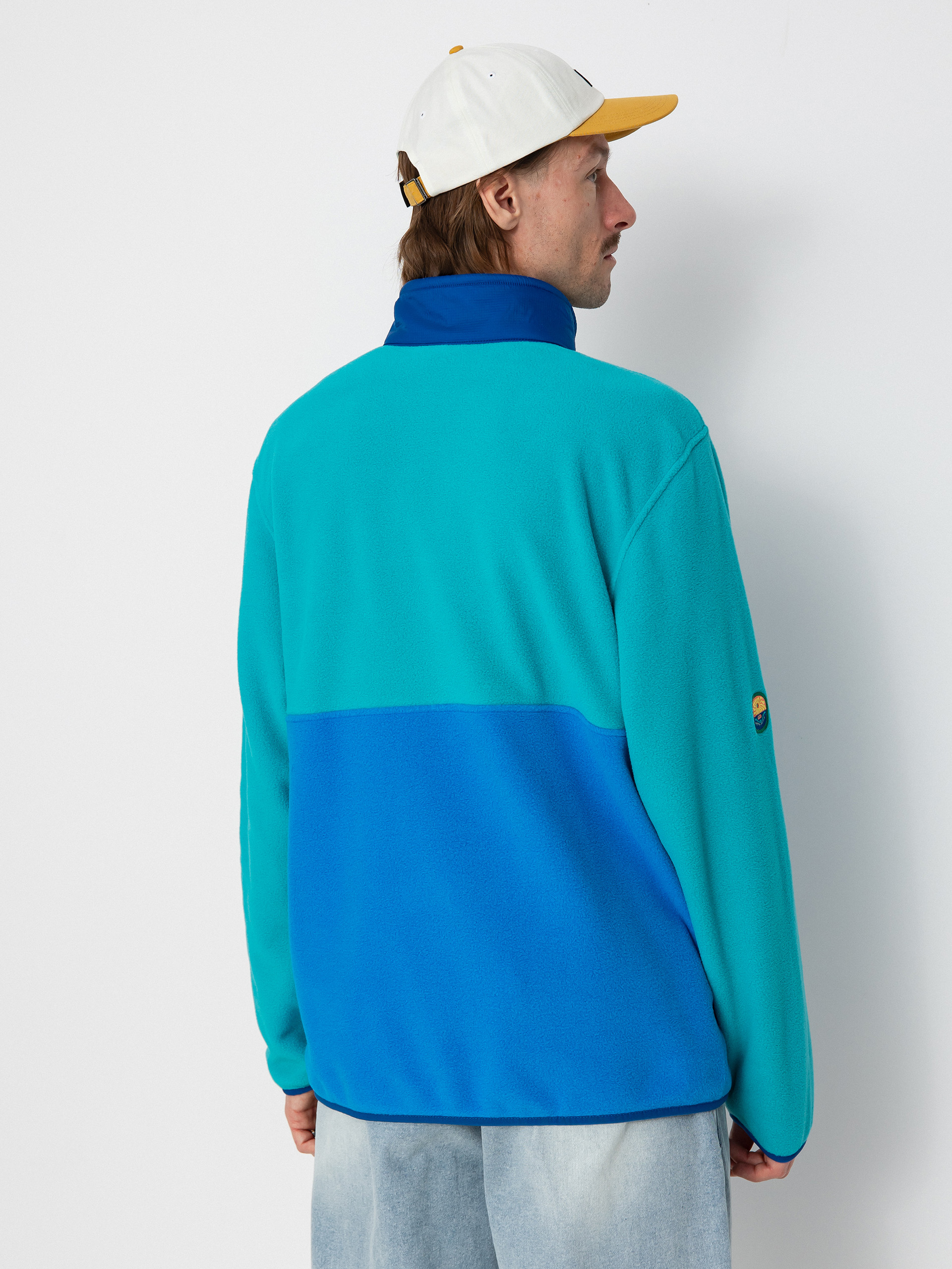Férfi Patagonia Microdini 1/2 Zip Polár pulóver (vessel blue)