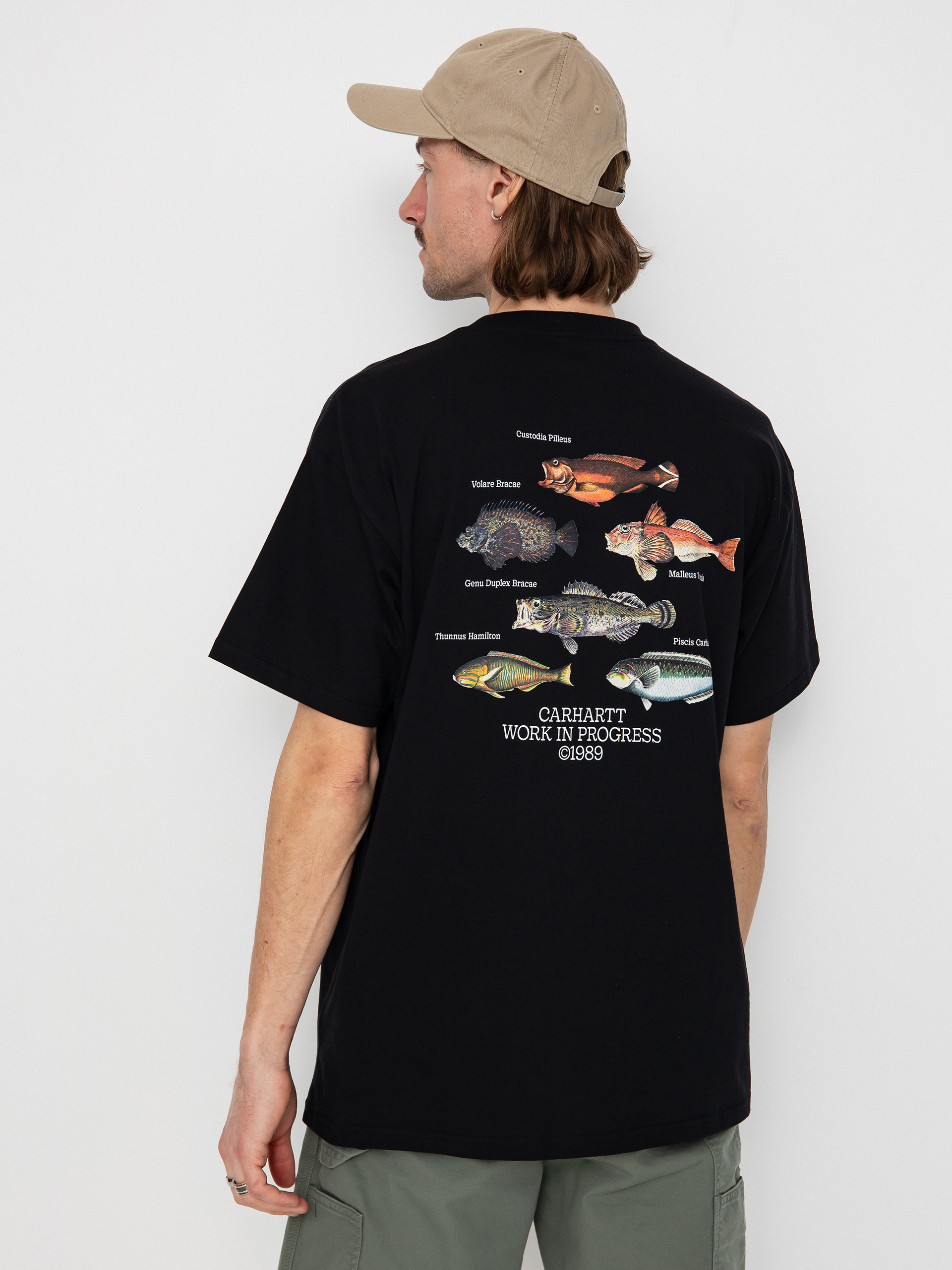 Carhartt WIP Fish Póló (black)