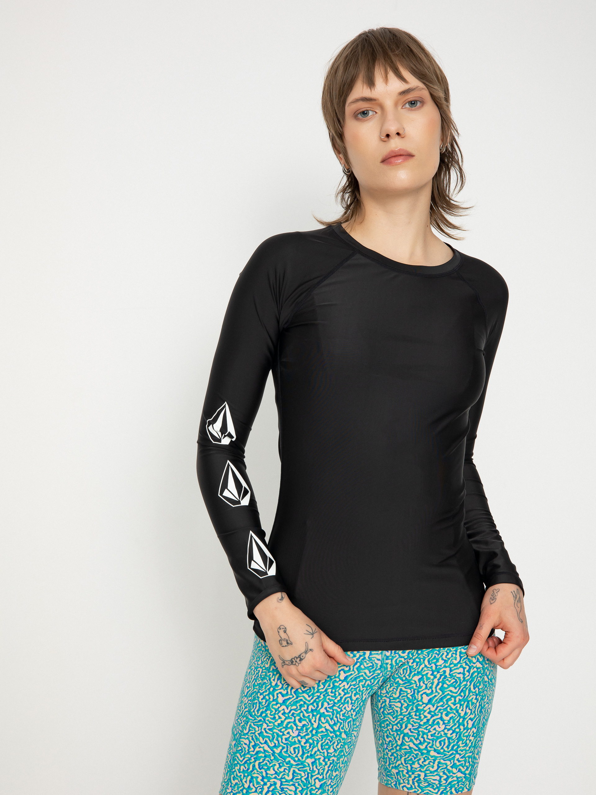 Volcom Simply Core Wmn Hosszú ujjú felső (black)