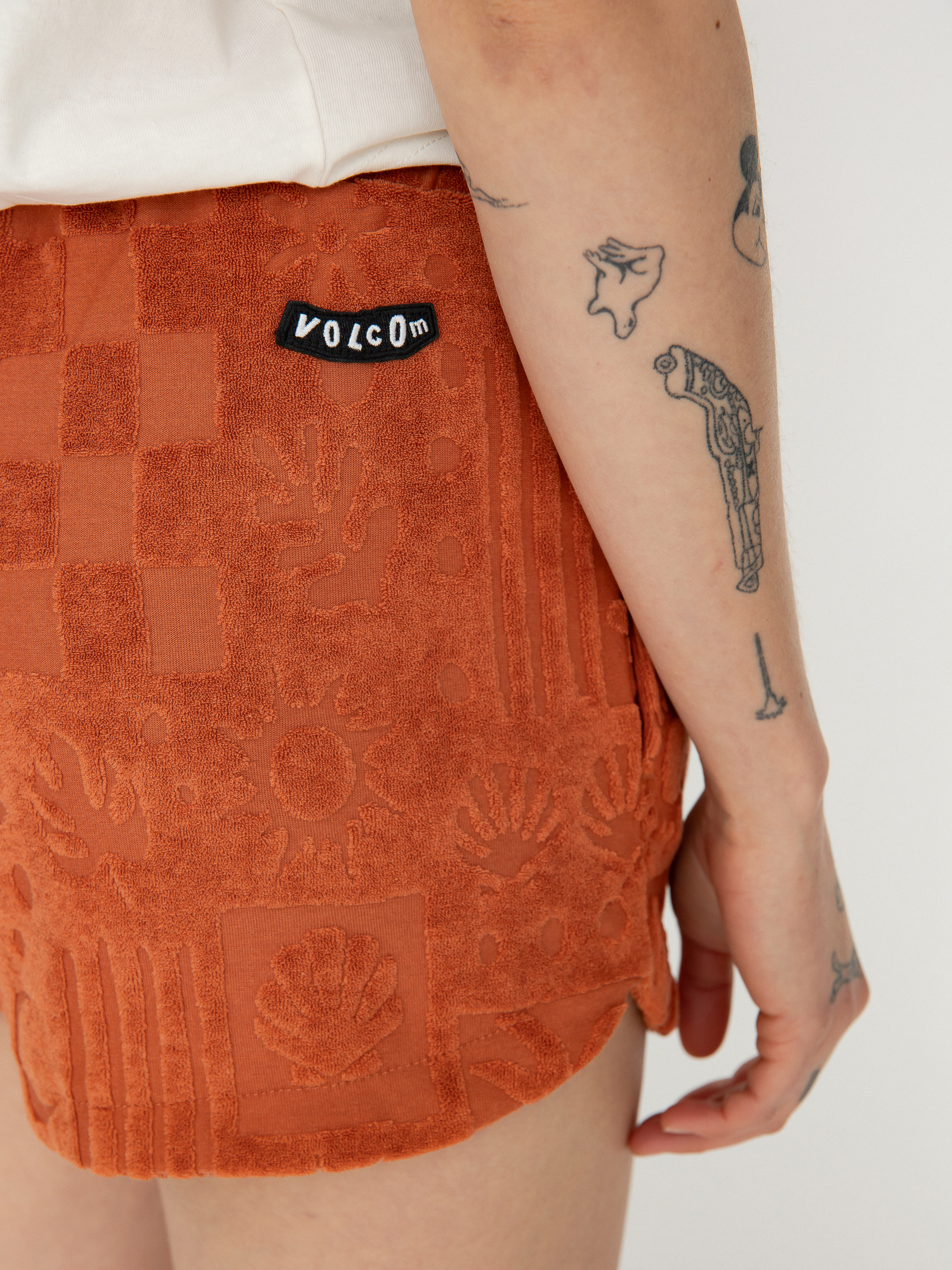 Volcom Sunny Wild Terry Cloth Wmn Rövidnadrág (rosewood)