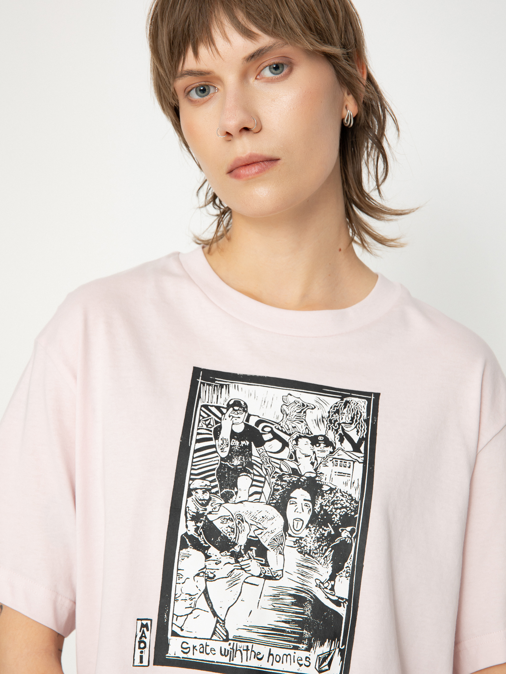 Volcom Drumstone Wmn Póló (lilac ash)