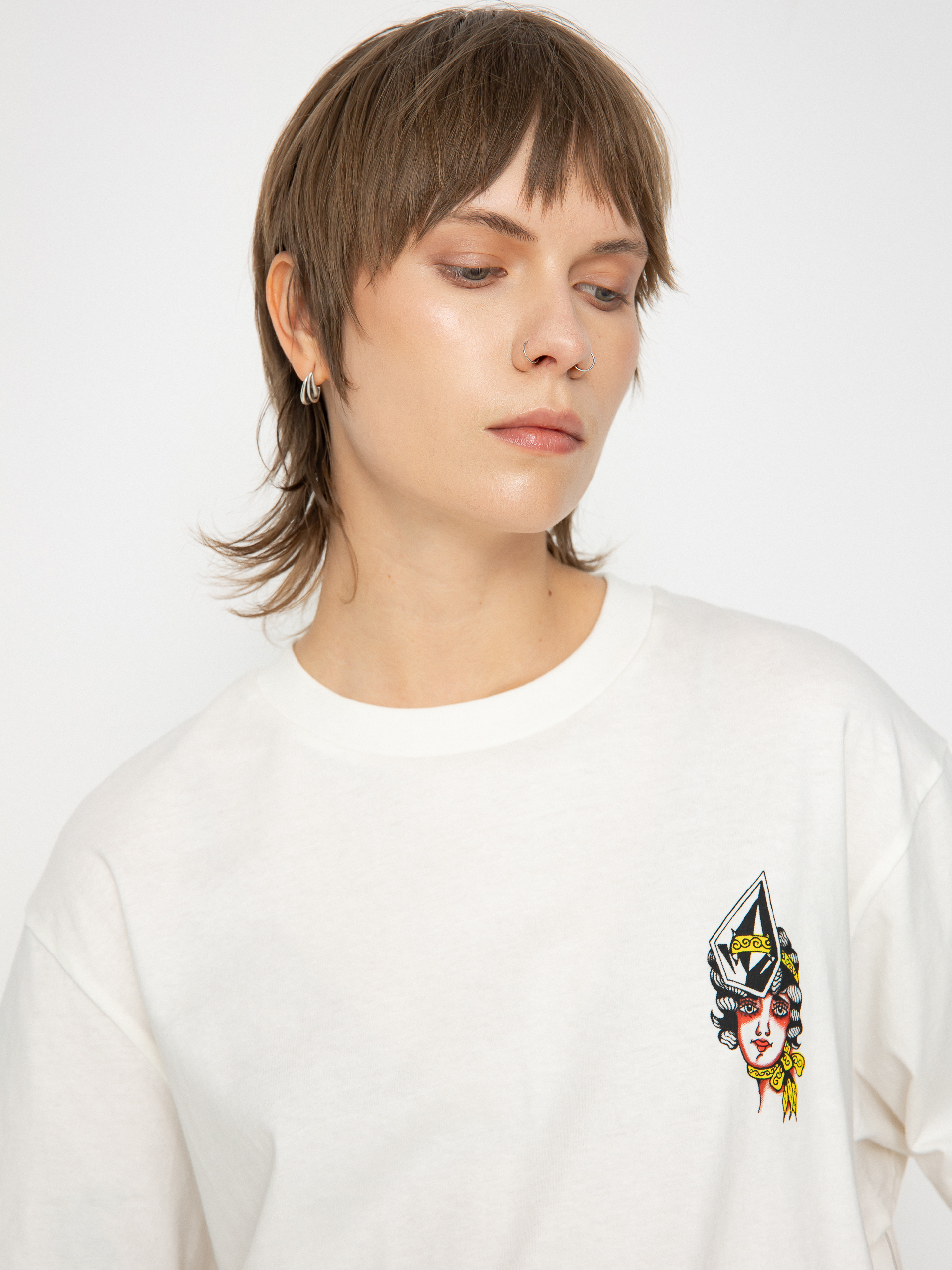 Volcom Drumstone Wmn Póló (star white)