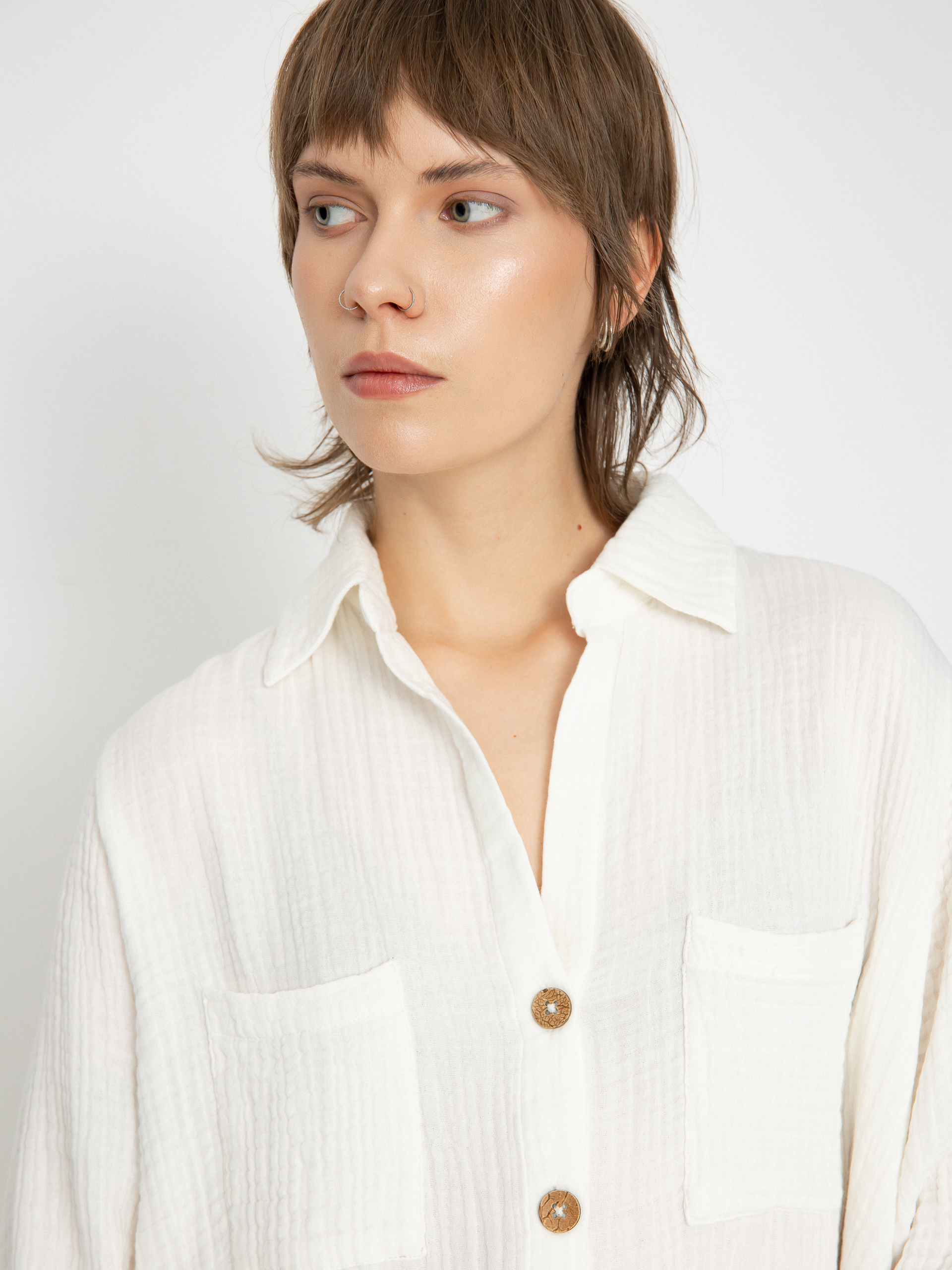 Billabong Swell Blouse Wmn Ing (salt crystal)