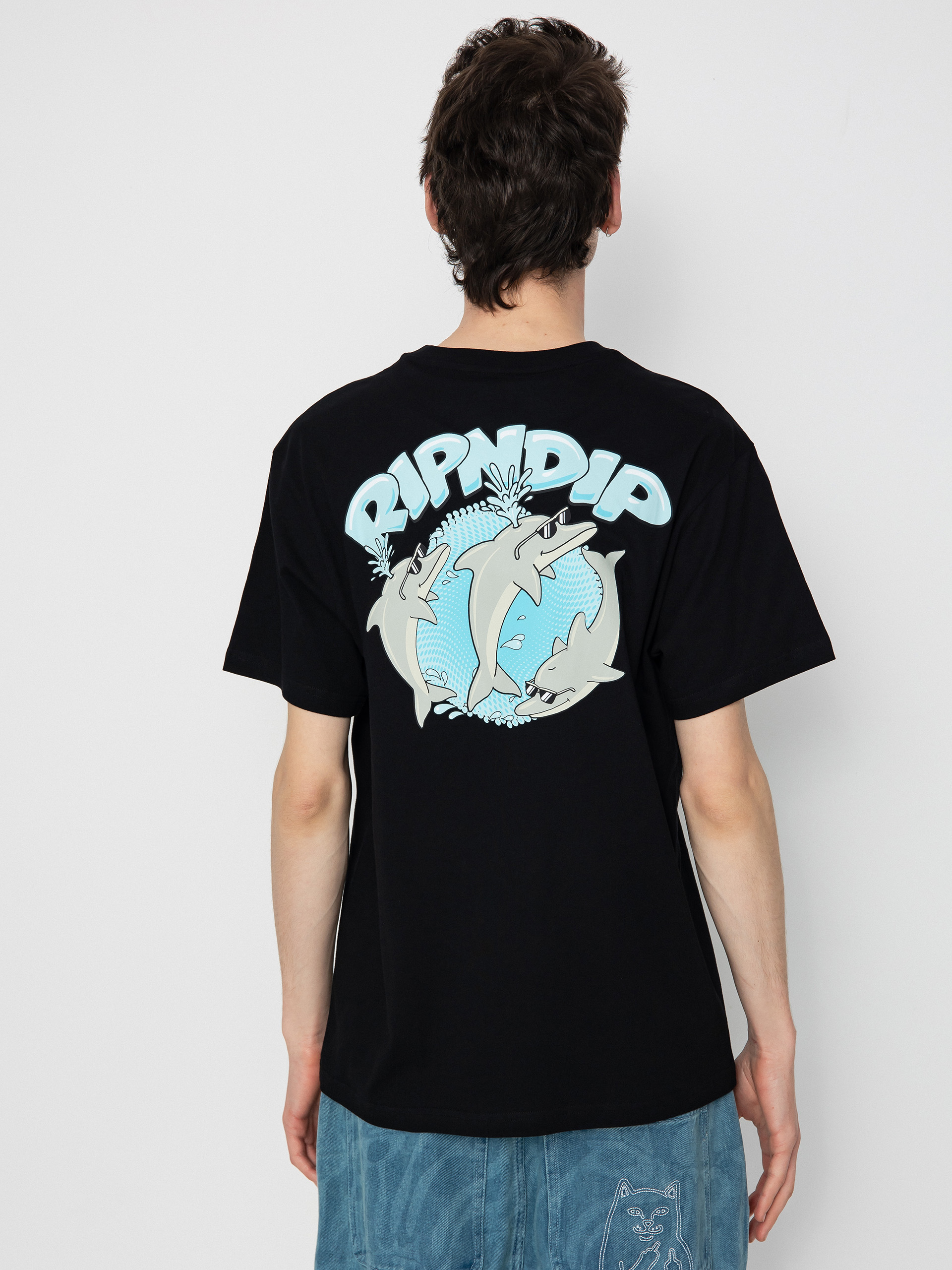 RipNDip Dolphin Dudes Póló (black)