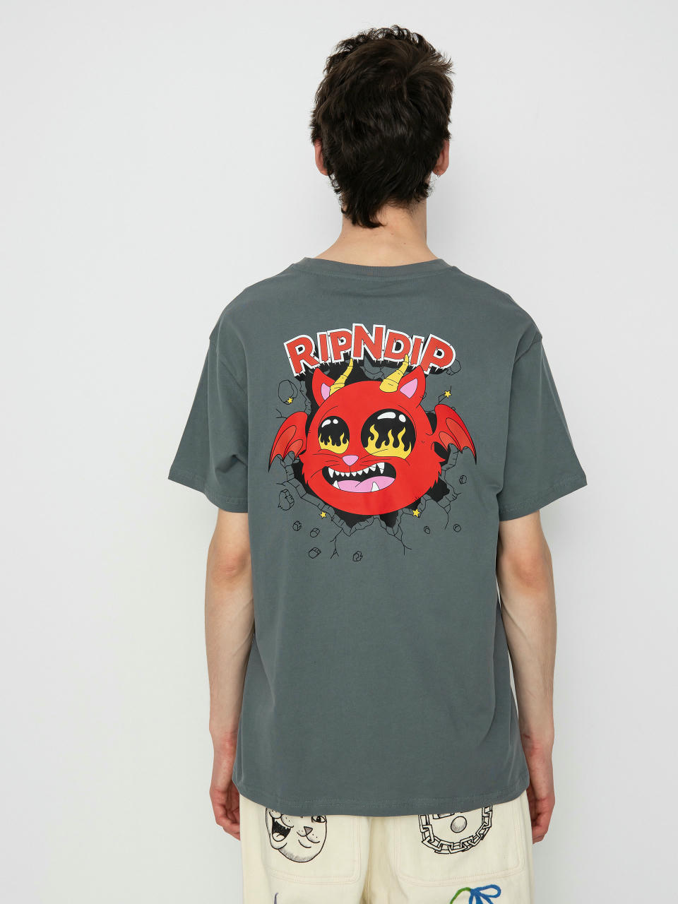 RipNDip Devil Monster Póló (charcoal)