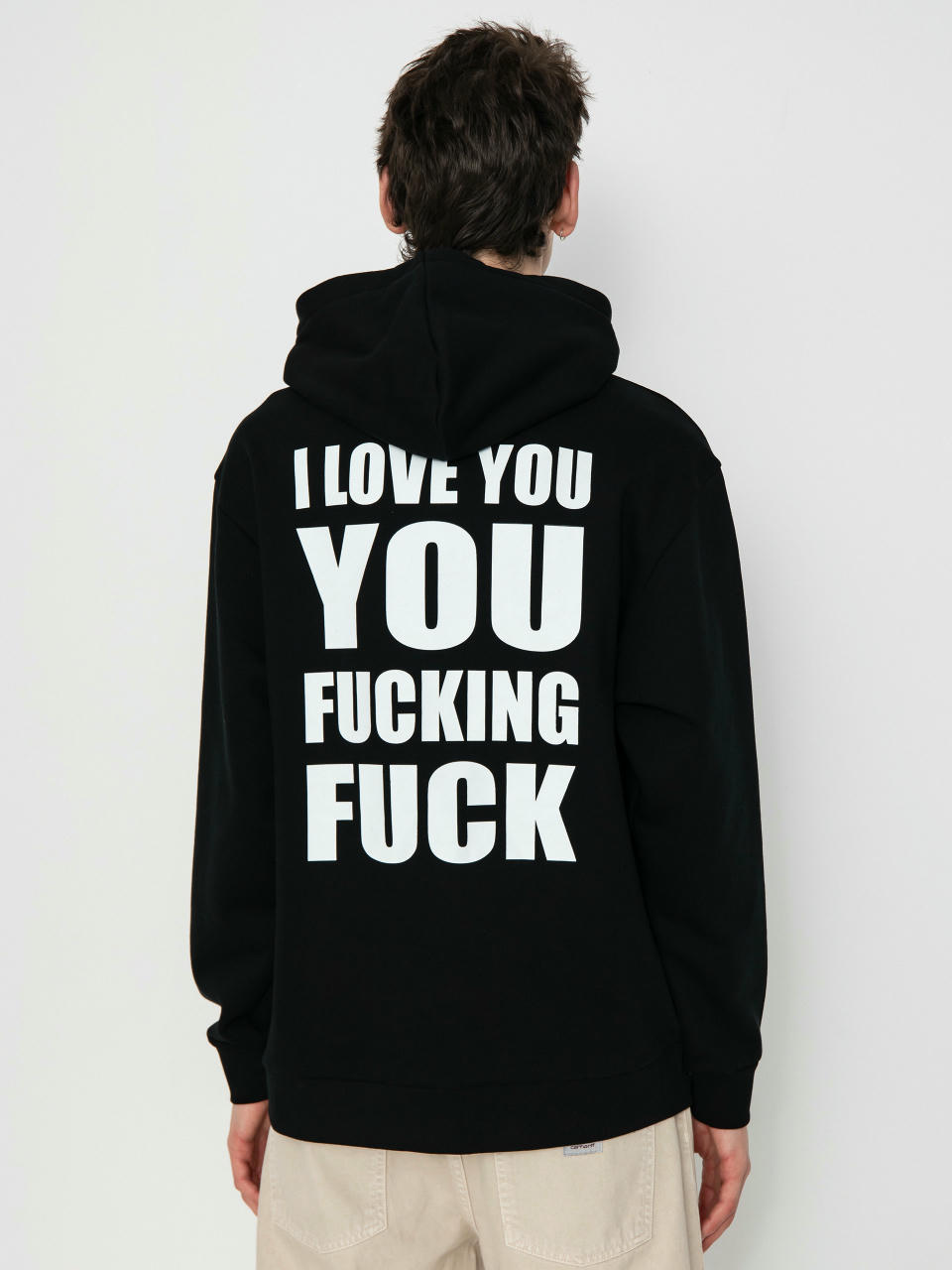 Kapucnis pulóver RipNDip Ily Fuckin Fuck HD (black)