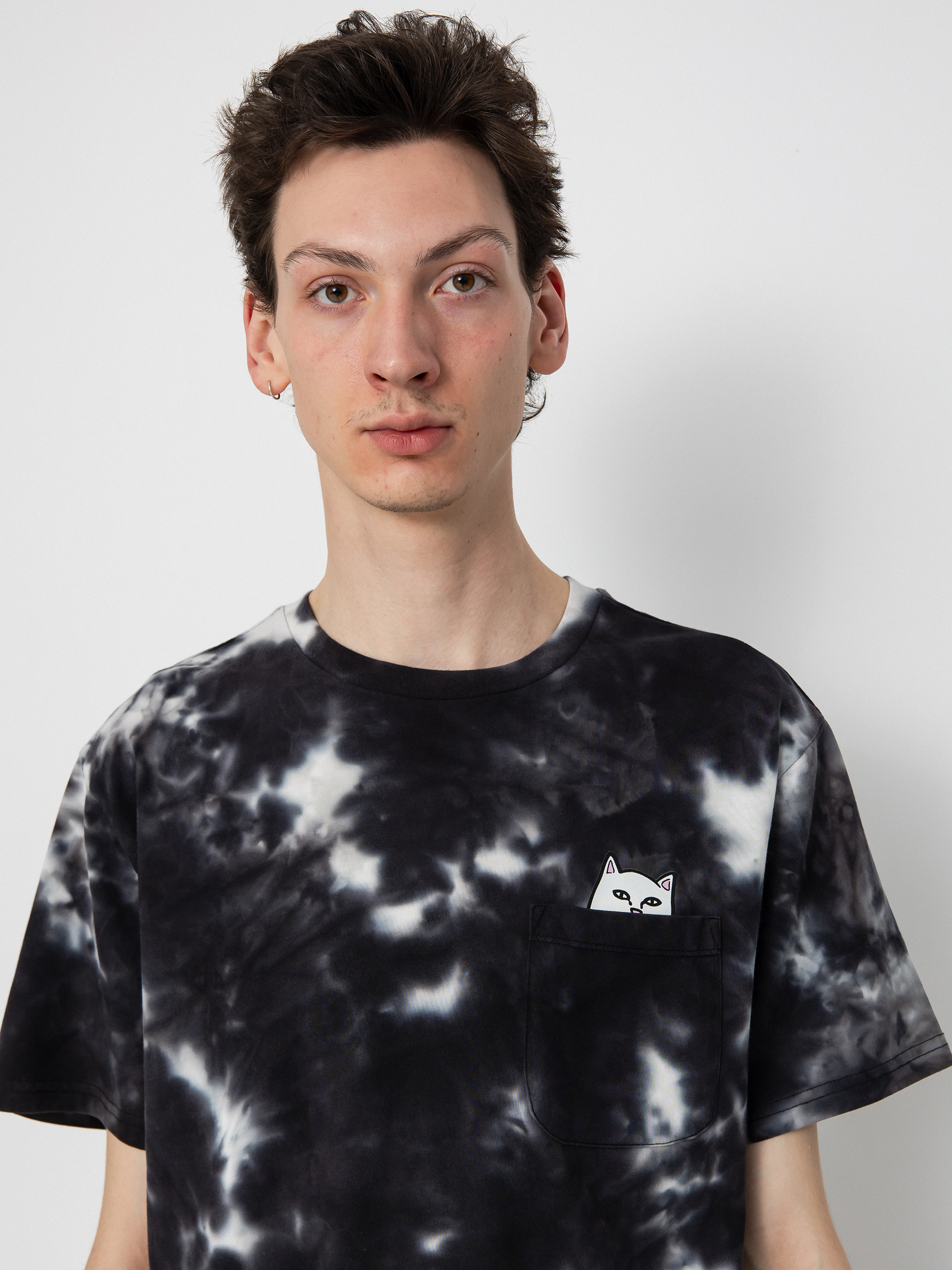 RipNDip Lord Nermal Pocket Póló (black lightning wash)