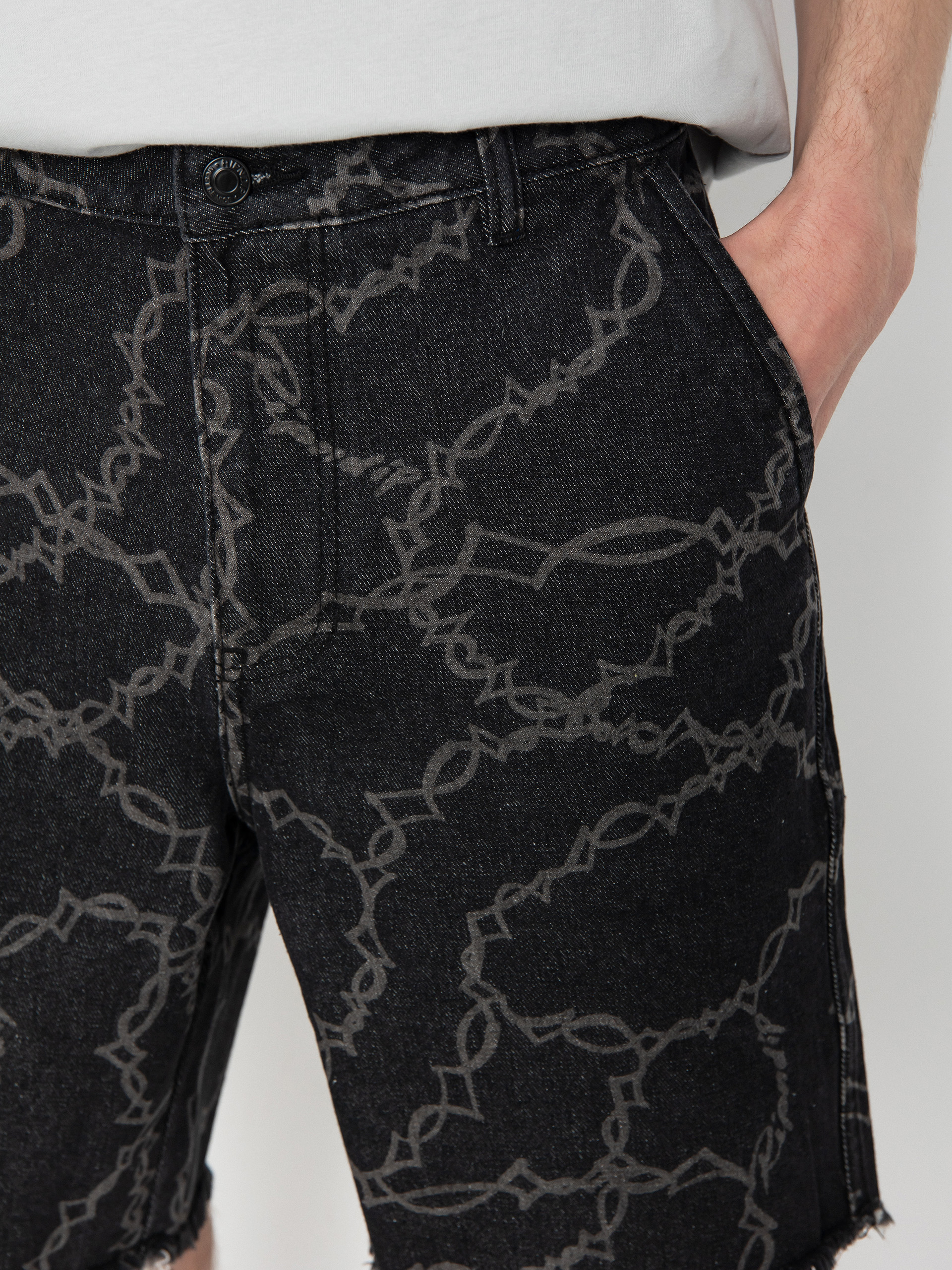 Rövidnadrág RipNDip Wired Denim (black)