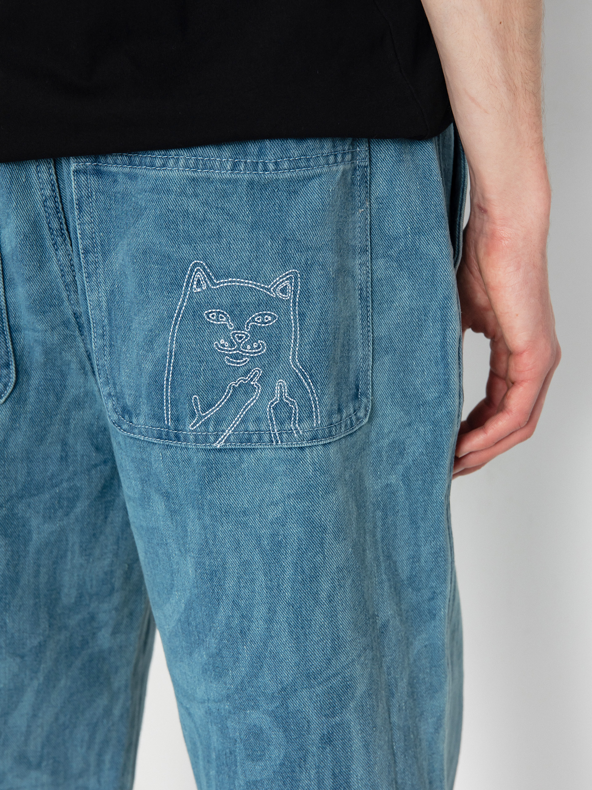 Kisnadrág RipNDip Wilshire Denim (medium wash)