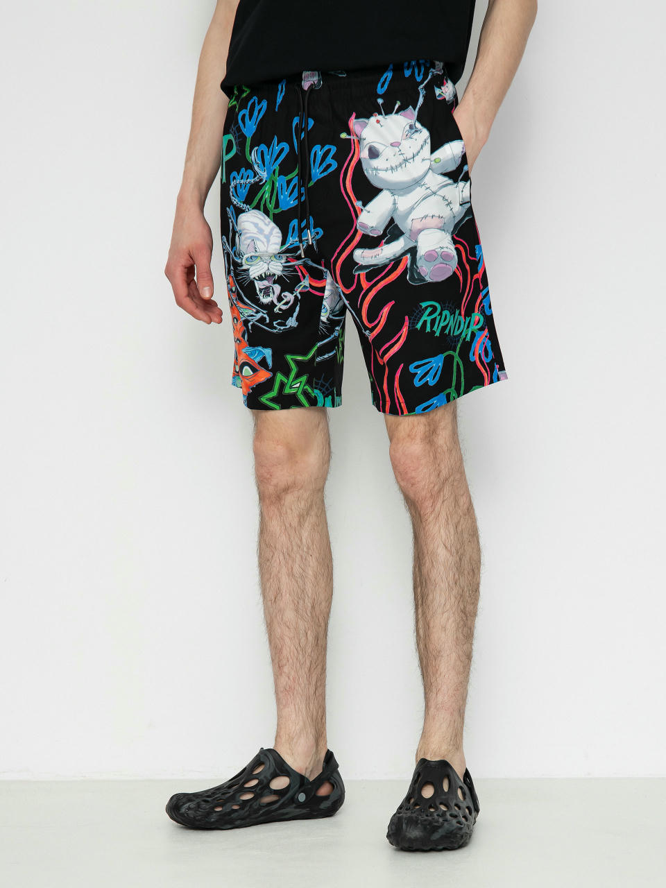 Rövidnadrág RipNDip Travis Swim (black)