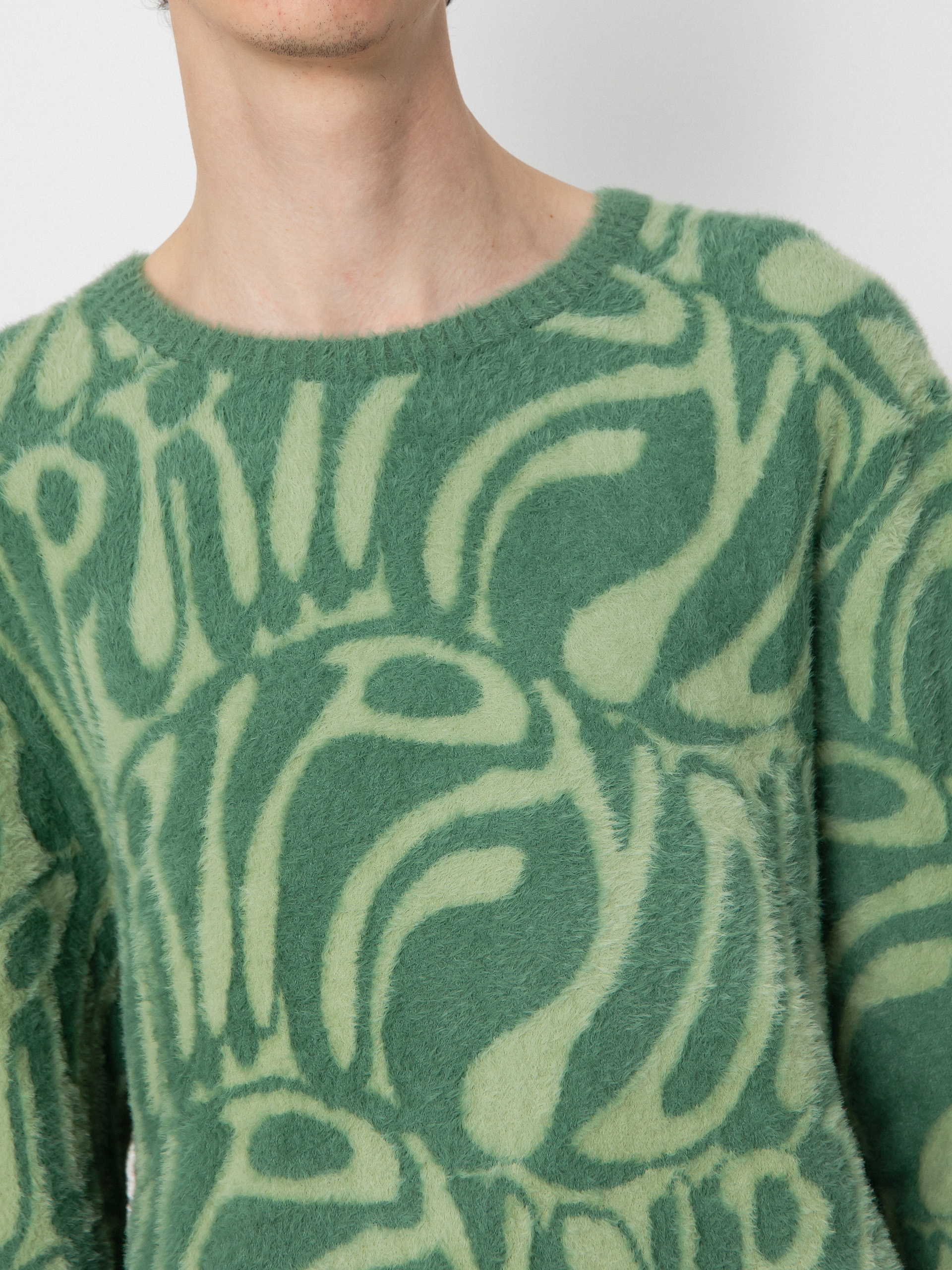 Pulóver RipNDip Wilshire Knit Mohair (pine)