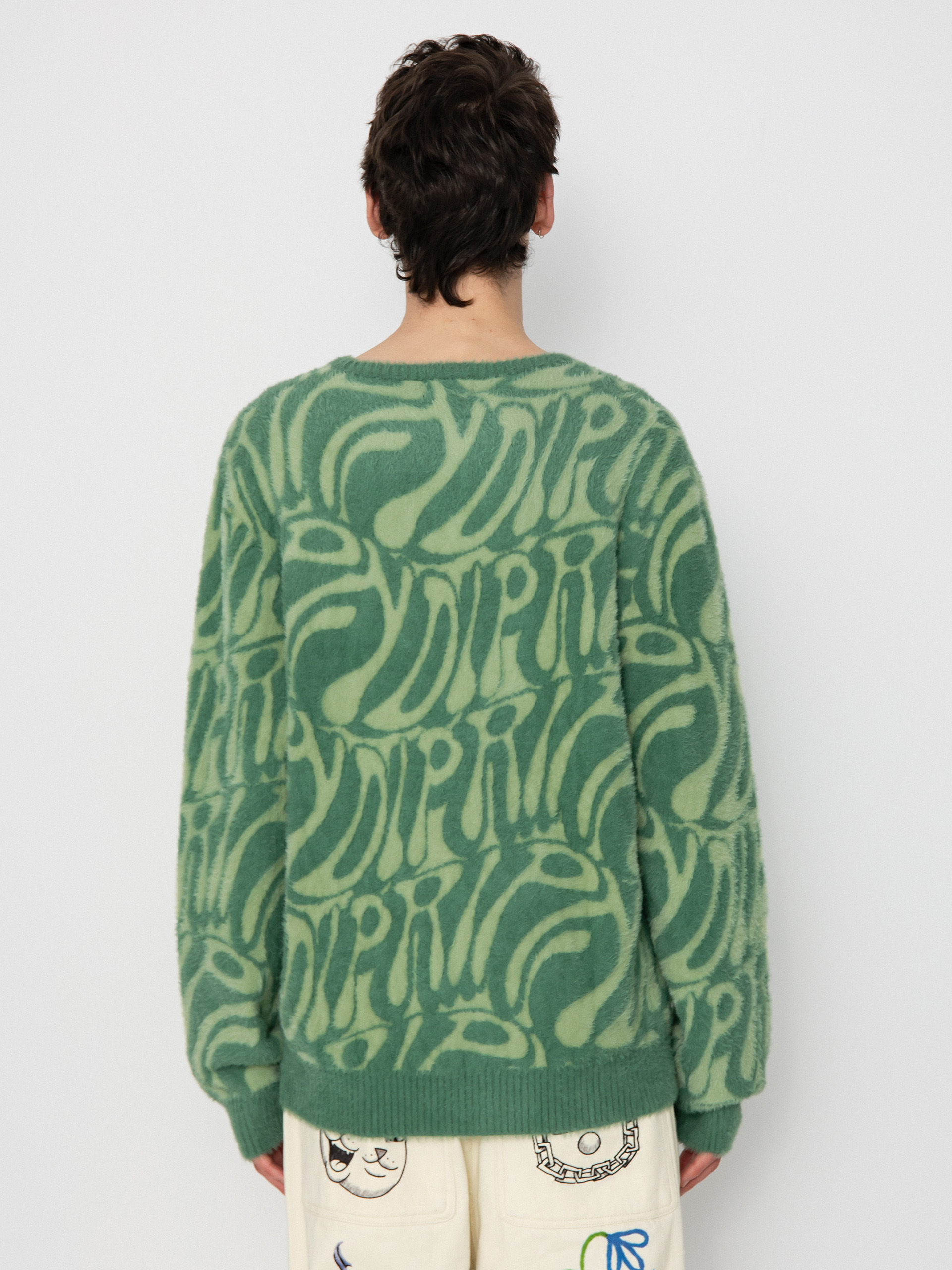 Pulóver RipNDip Wilshire Knit Mohair (pine)