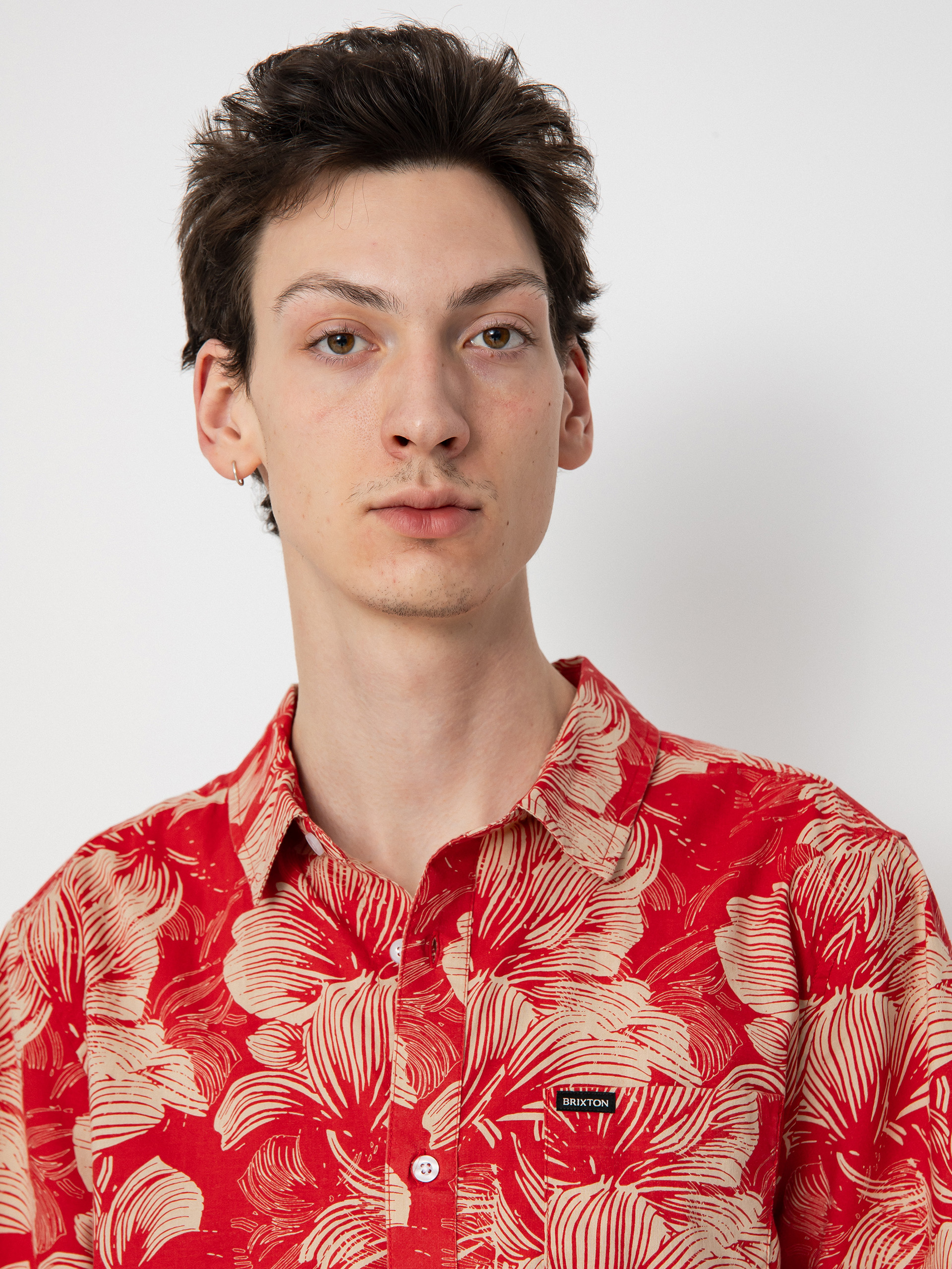 Brixton Charter Print Ing (casa red/oatmilk floral)