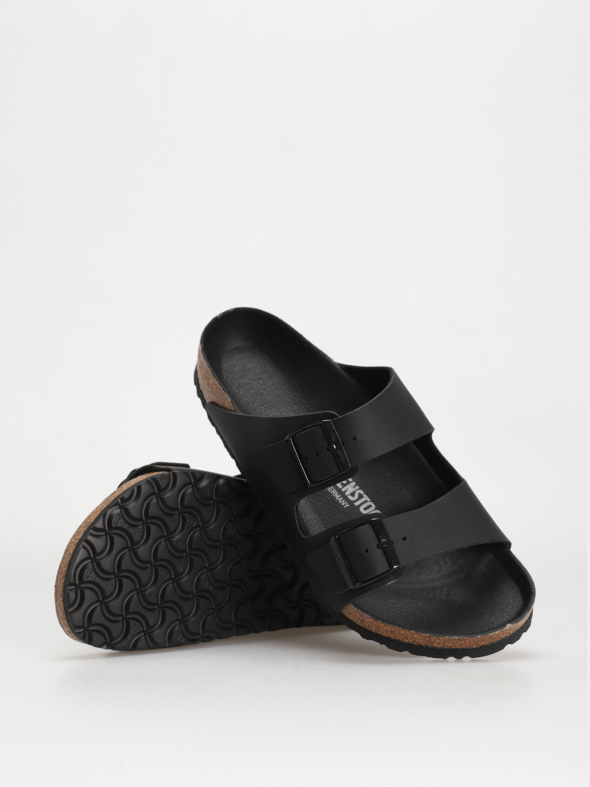 Flip-flop papucsok Birkenstock Arizona Birko Flor Regular (black)