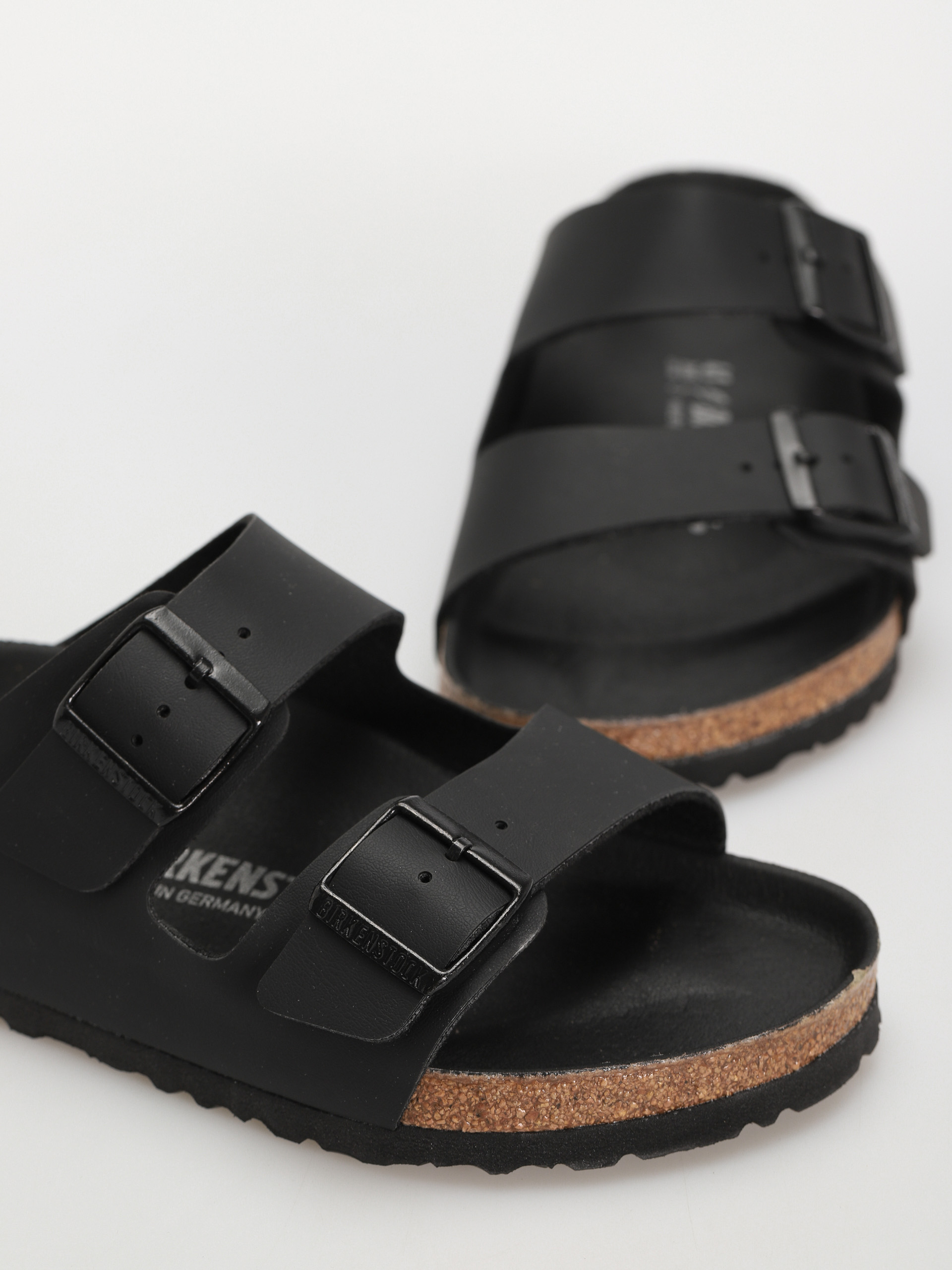 Flip-flop papucsok Birkenstock Arizona Birko Flor Regular (black)
