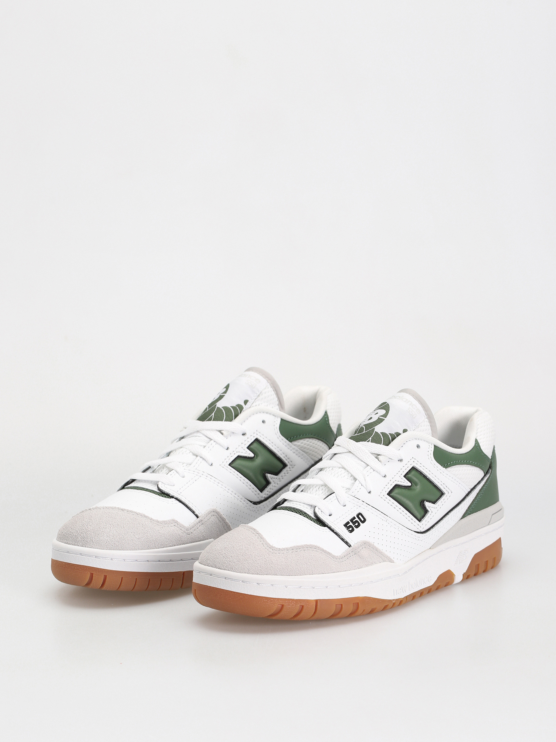 New Balance 550 Cipők (white green gum)