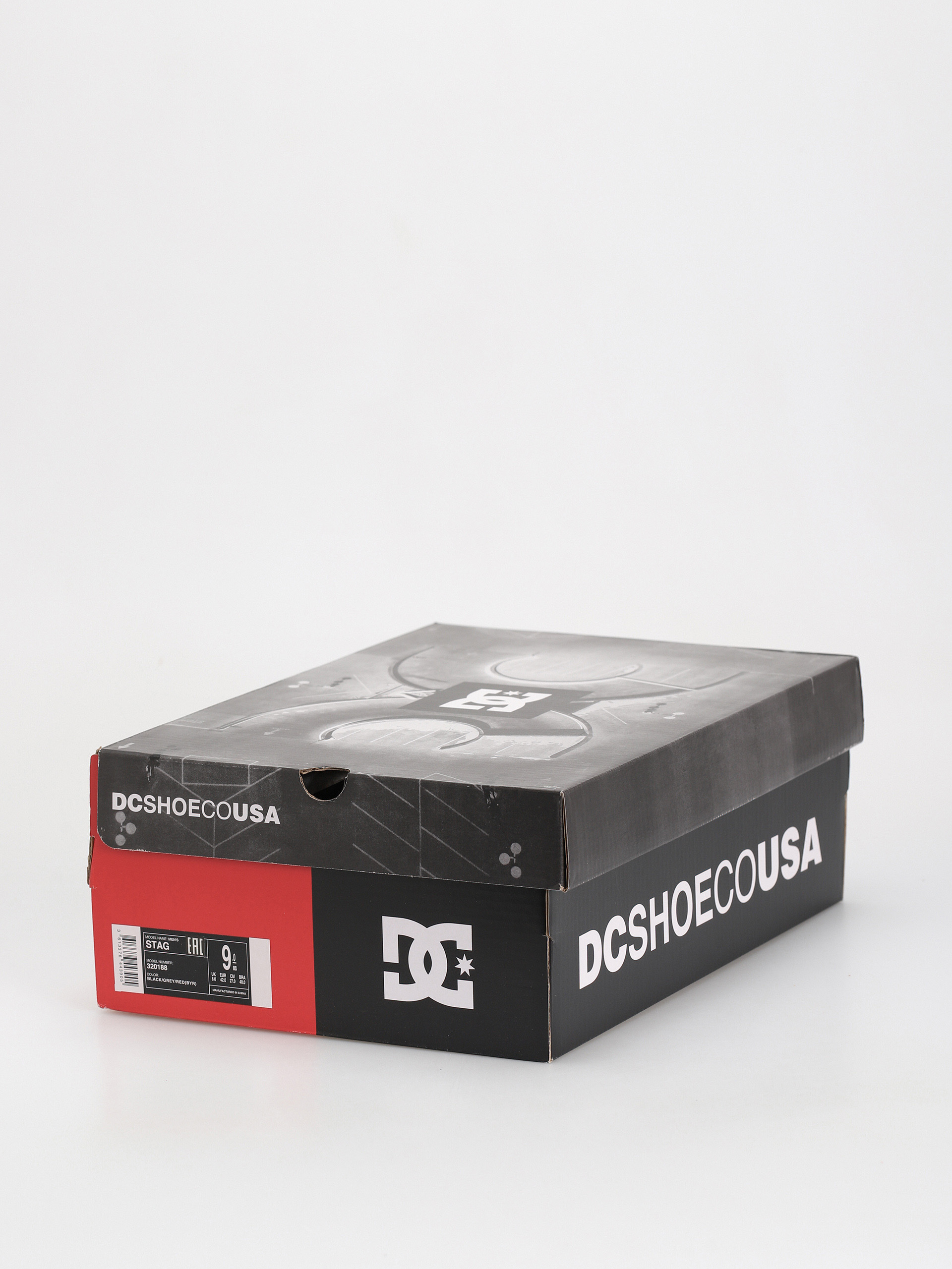 DC Stag Cipők (black/grey/red)