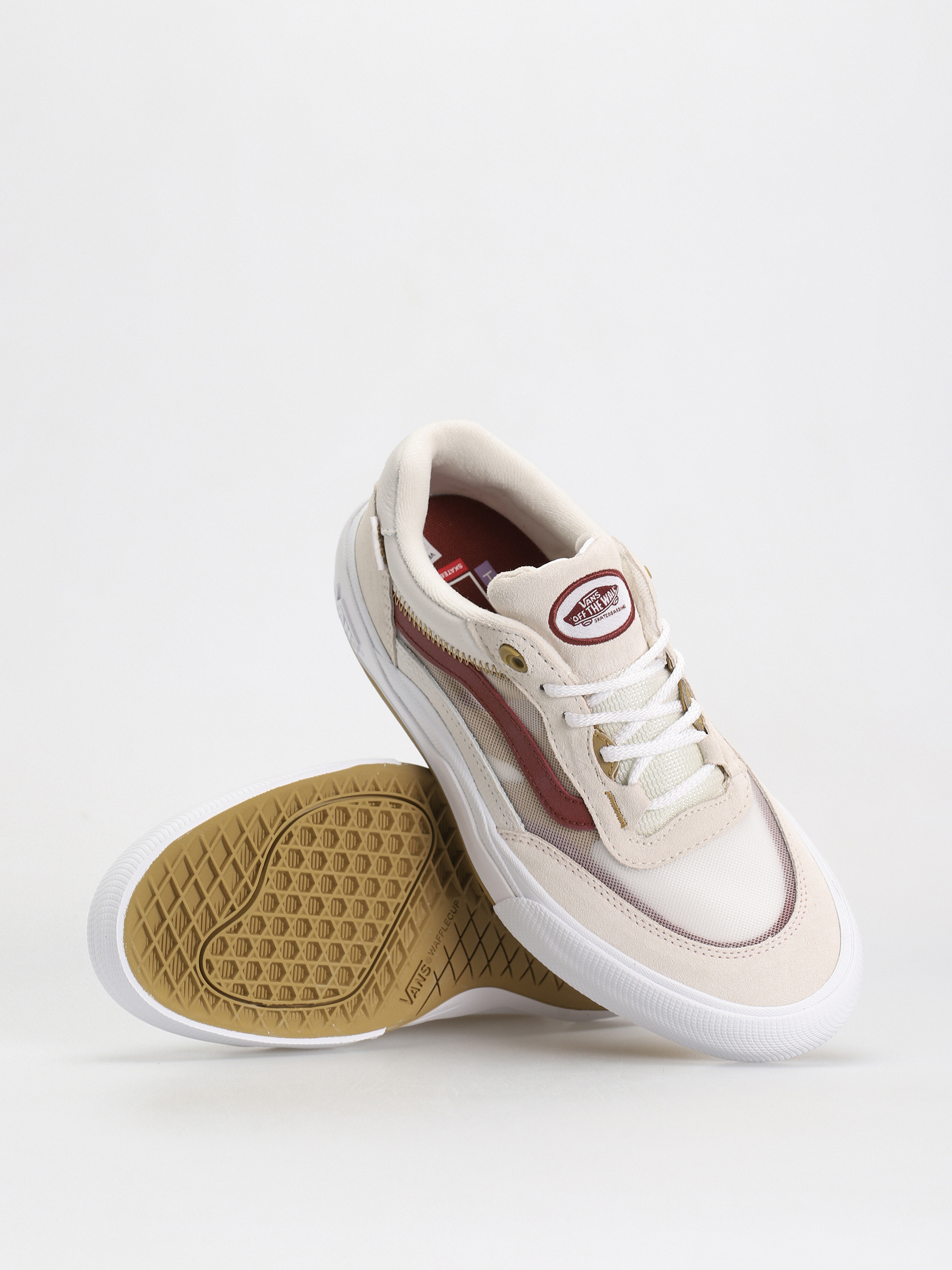 Vans Wayvee Cipők (leather tan/white)