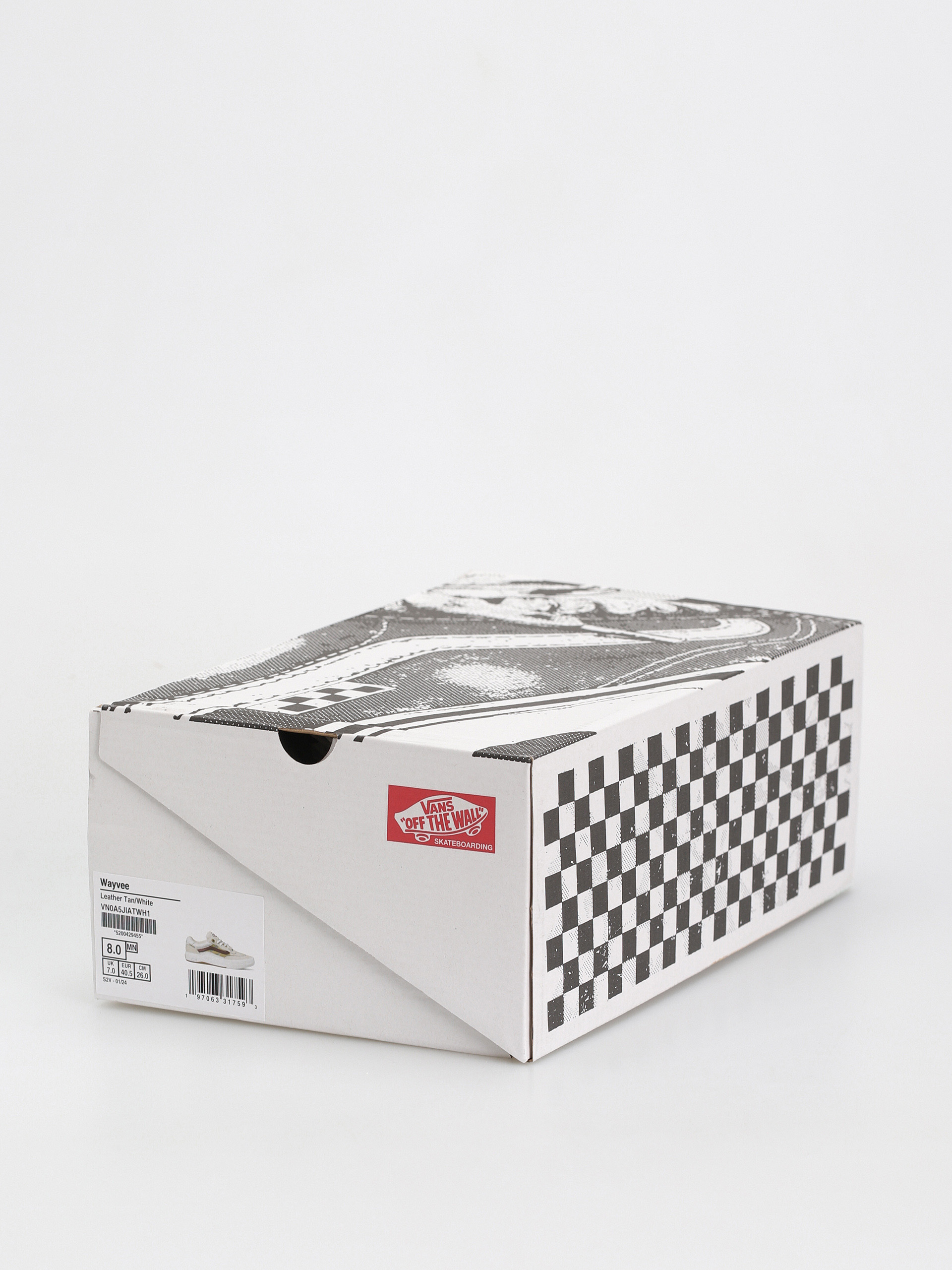 Vans Wayvee Cipők (leather tan/white)