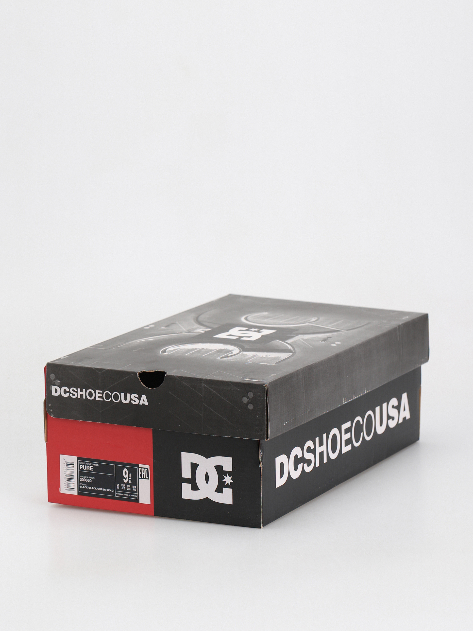 DC Pure Cipők (black/black/green)