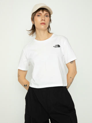 Póló The North Face Simple Dome Cropped Slim Wmn (tnf white)