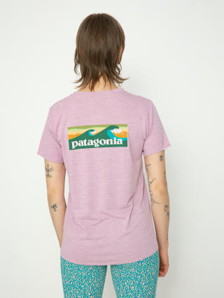 Patagonia Cap Cool Daily Graphic Wmn Póló (boardshort logo milkweed mauve x-dye)
