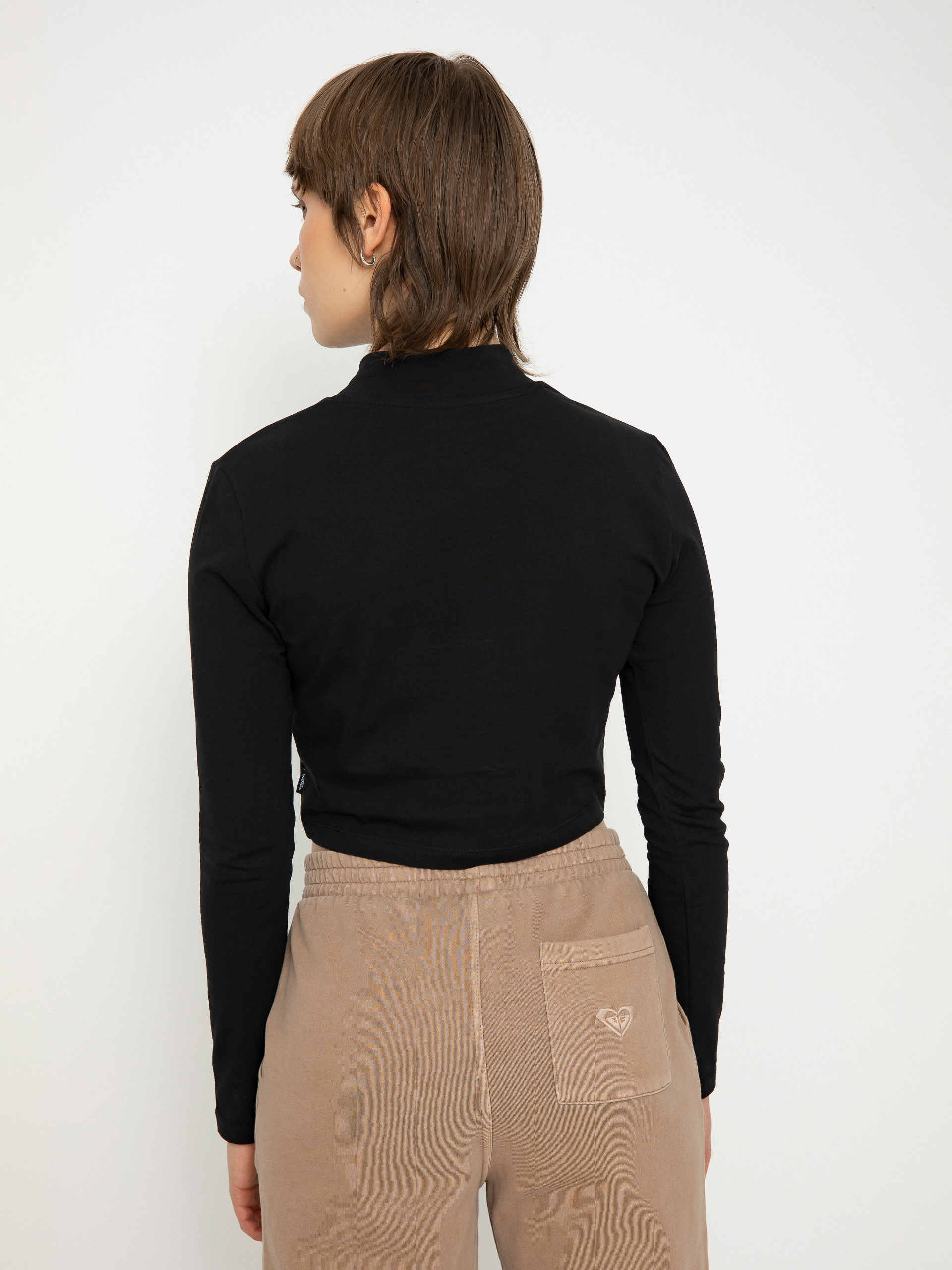 Vans Mini Mock Neck Wmn Hosszú ujjú felső (program black)