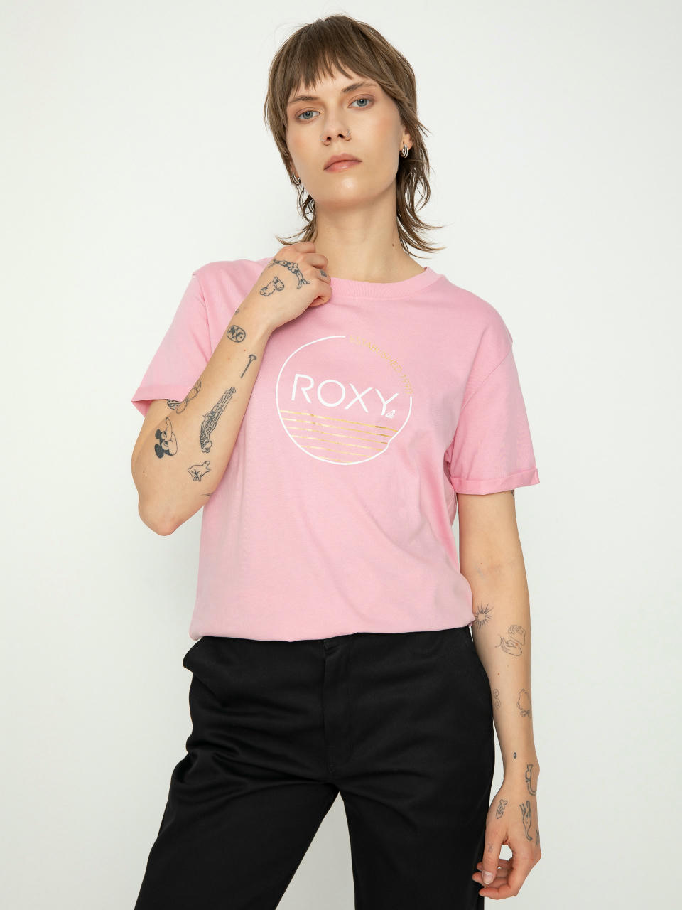 Póló Roxy Noon Ocean Wmn (m pink)