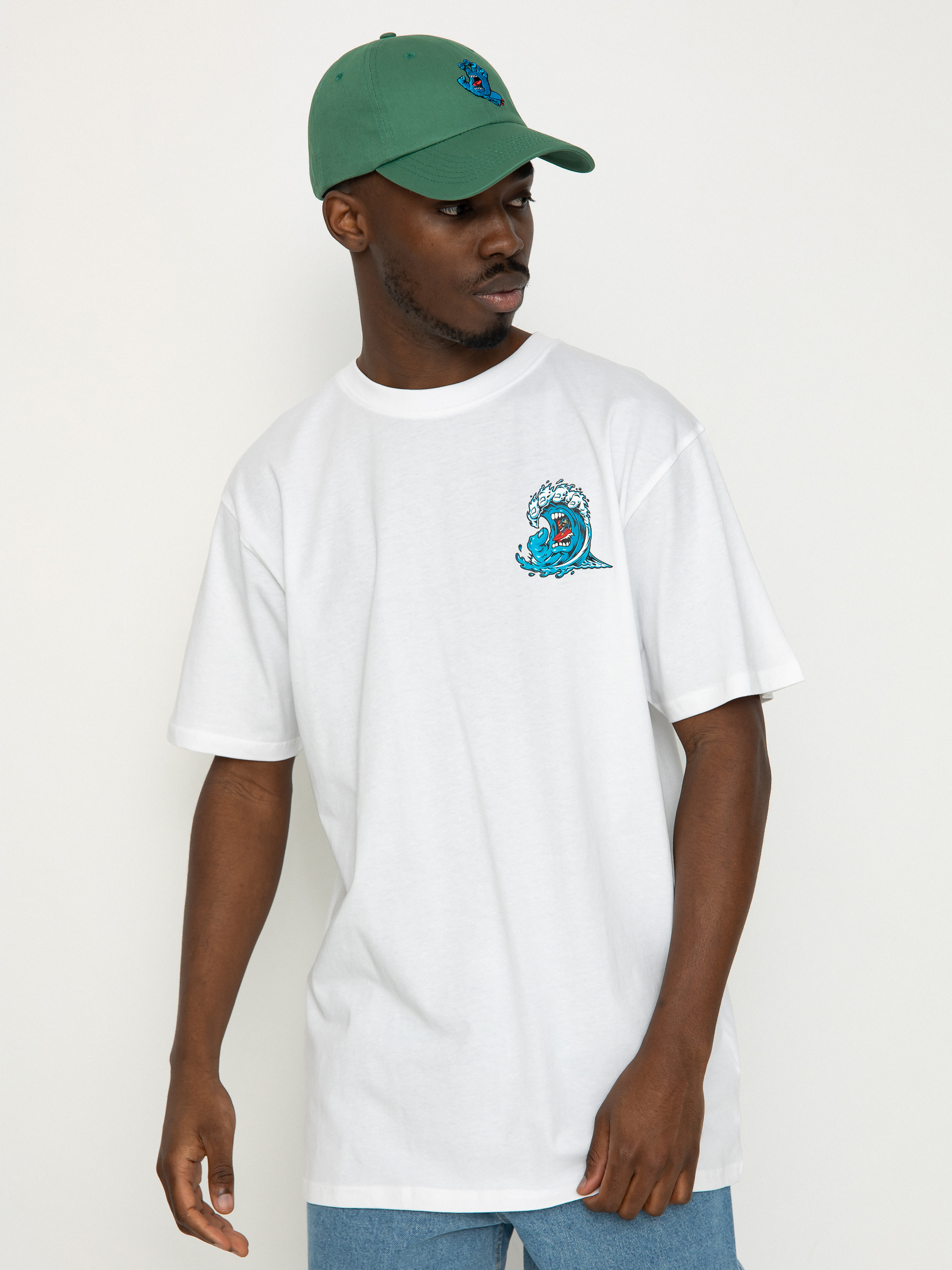 Santa Cruz Screaming Wave Póló (white)