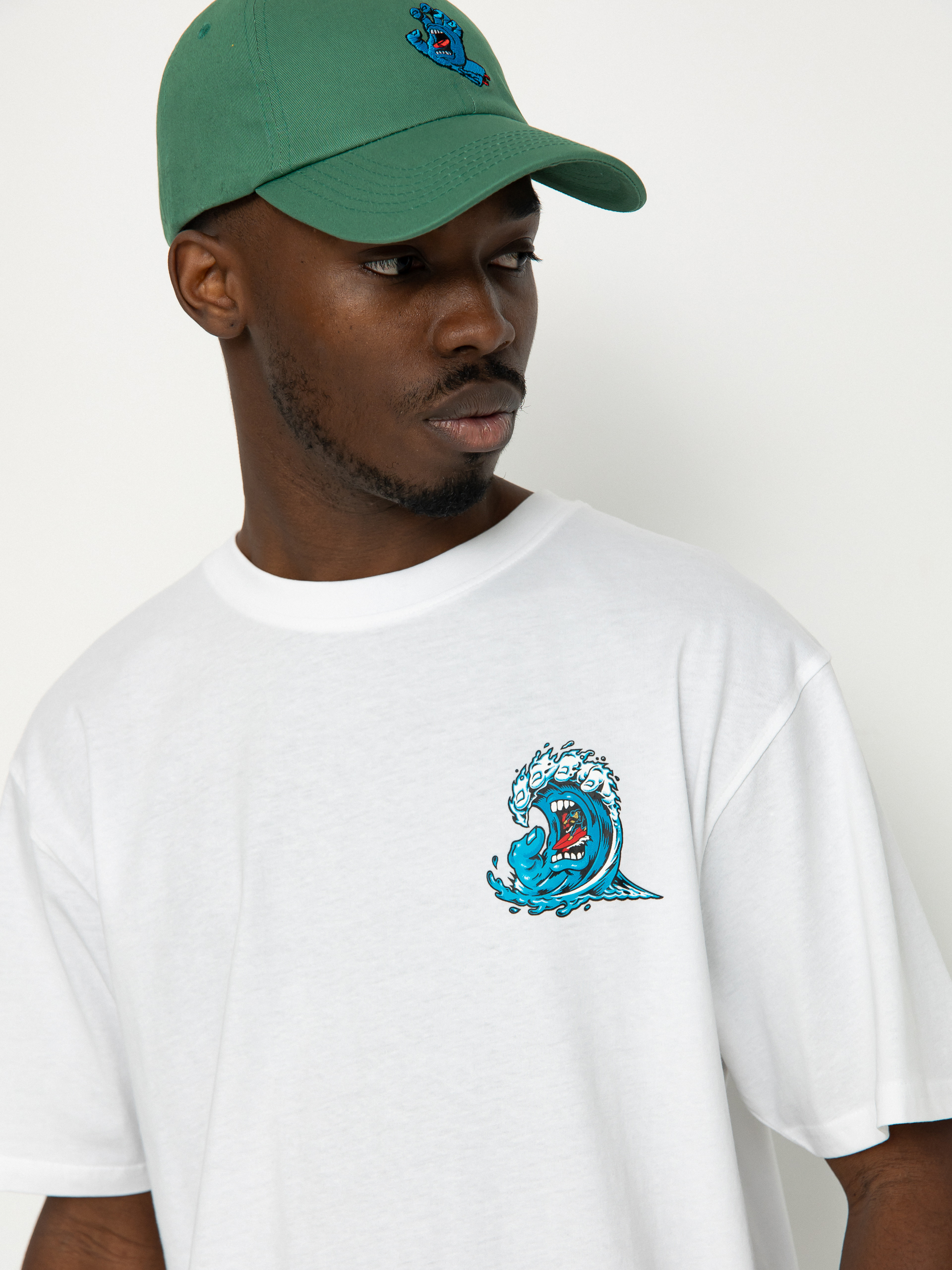 Santa Cruz Screaming Wave Póló (white)
