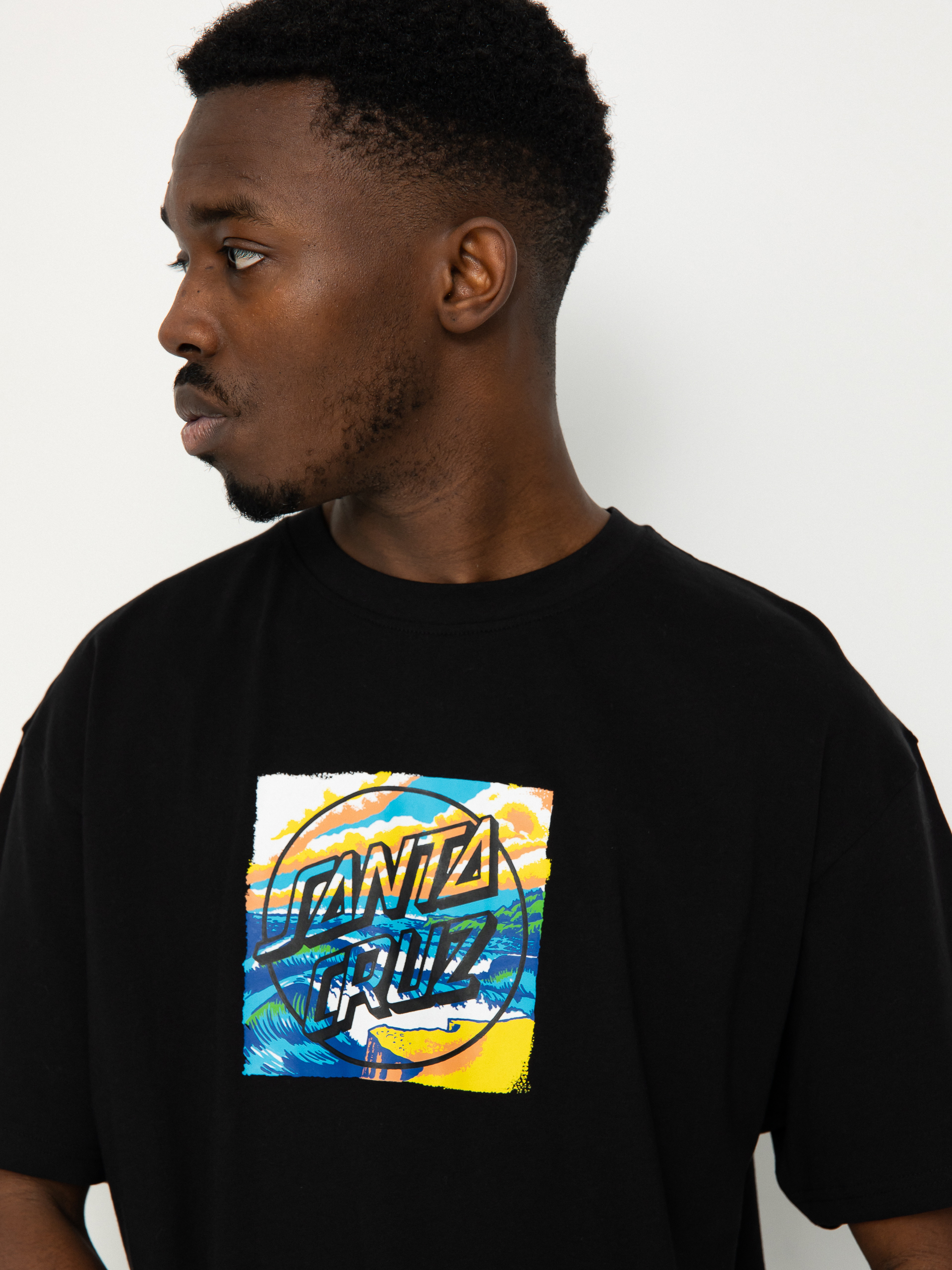 Santa Cruz Water View Front Póló (black)