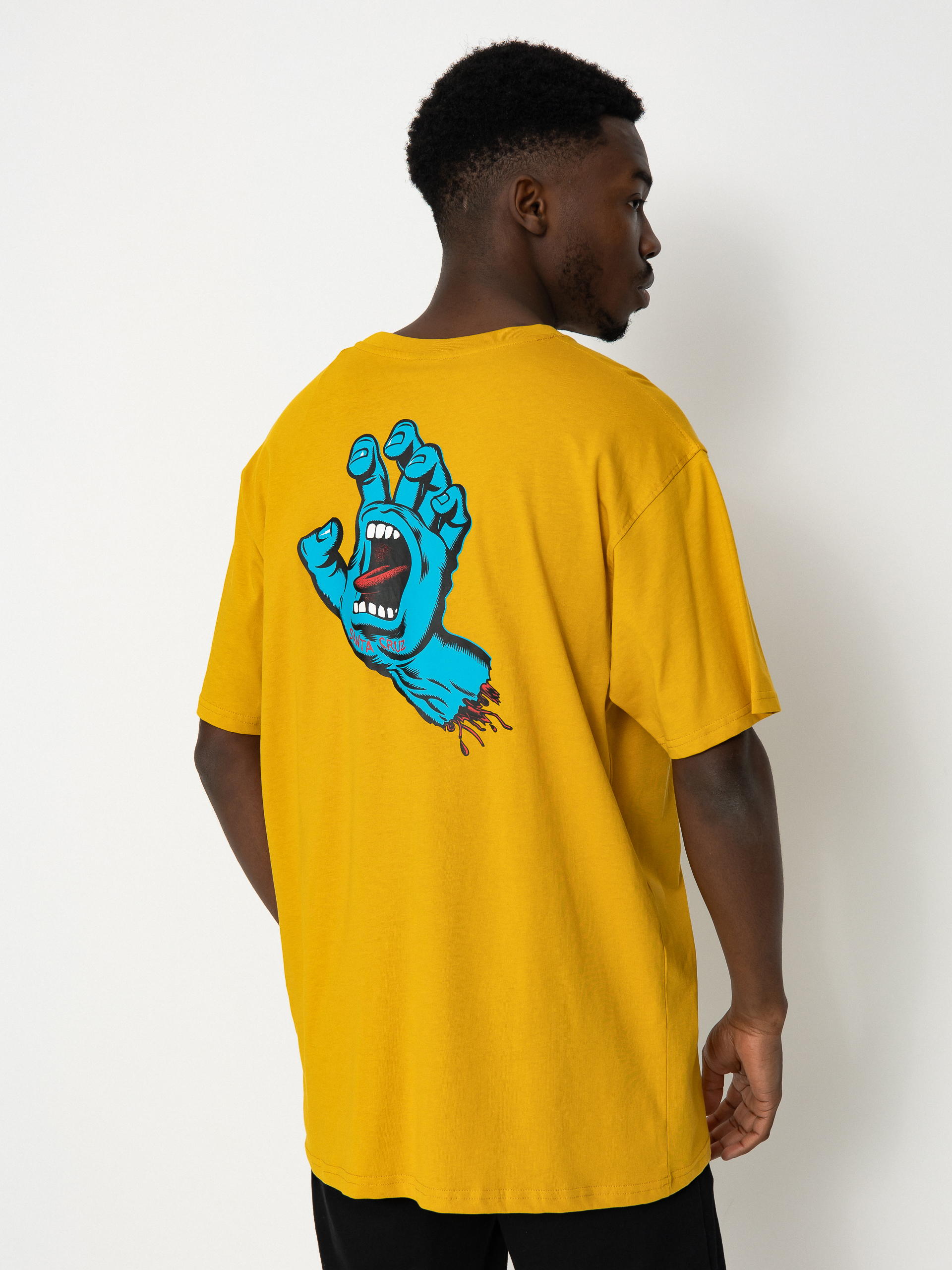 Santa Cruz Screaming Hand Chest Pu00f3lu00f3 (old gold)
