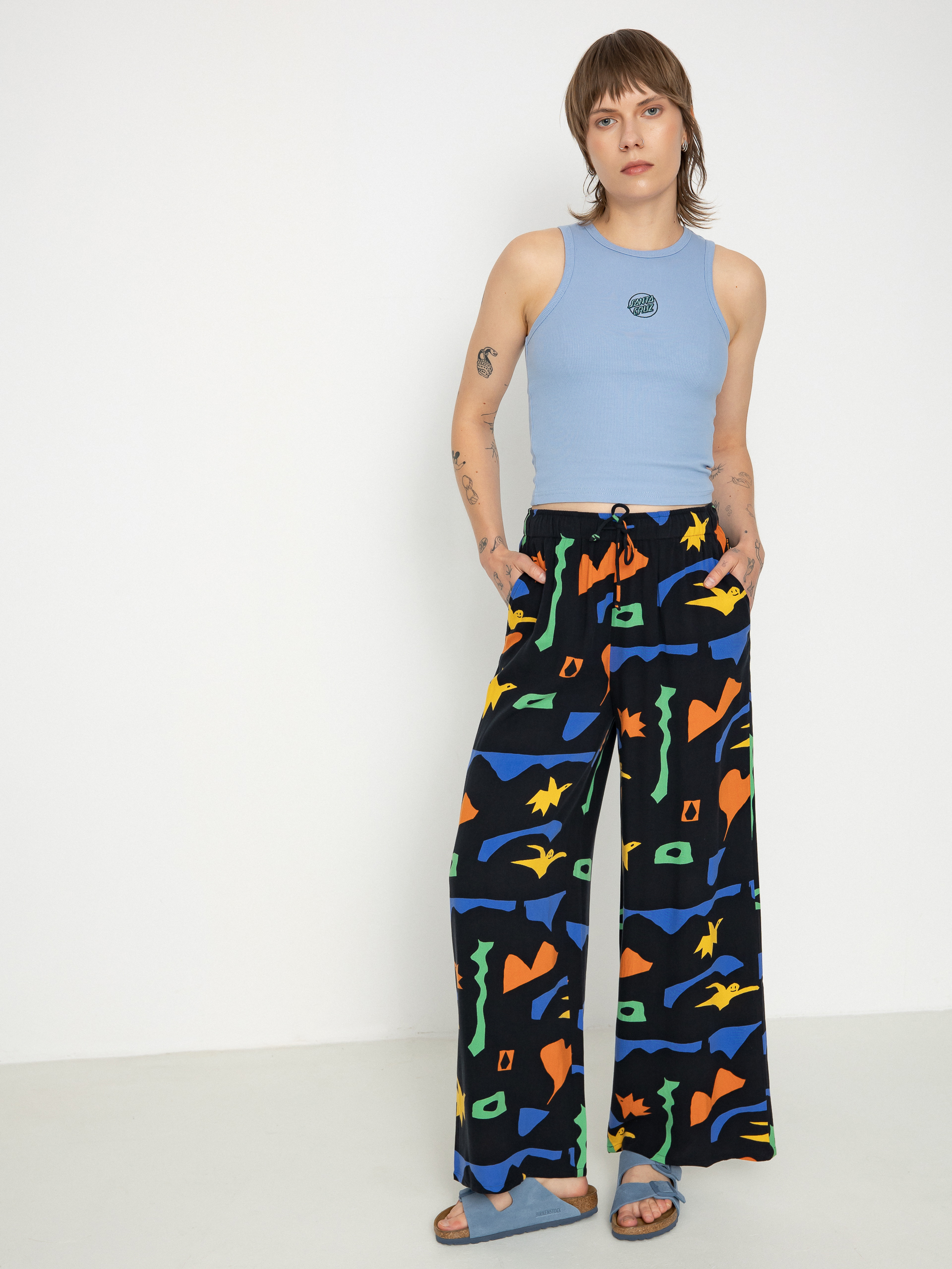 Santa Cruz Partial Dot Emb Wmn Póló