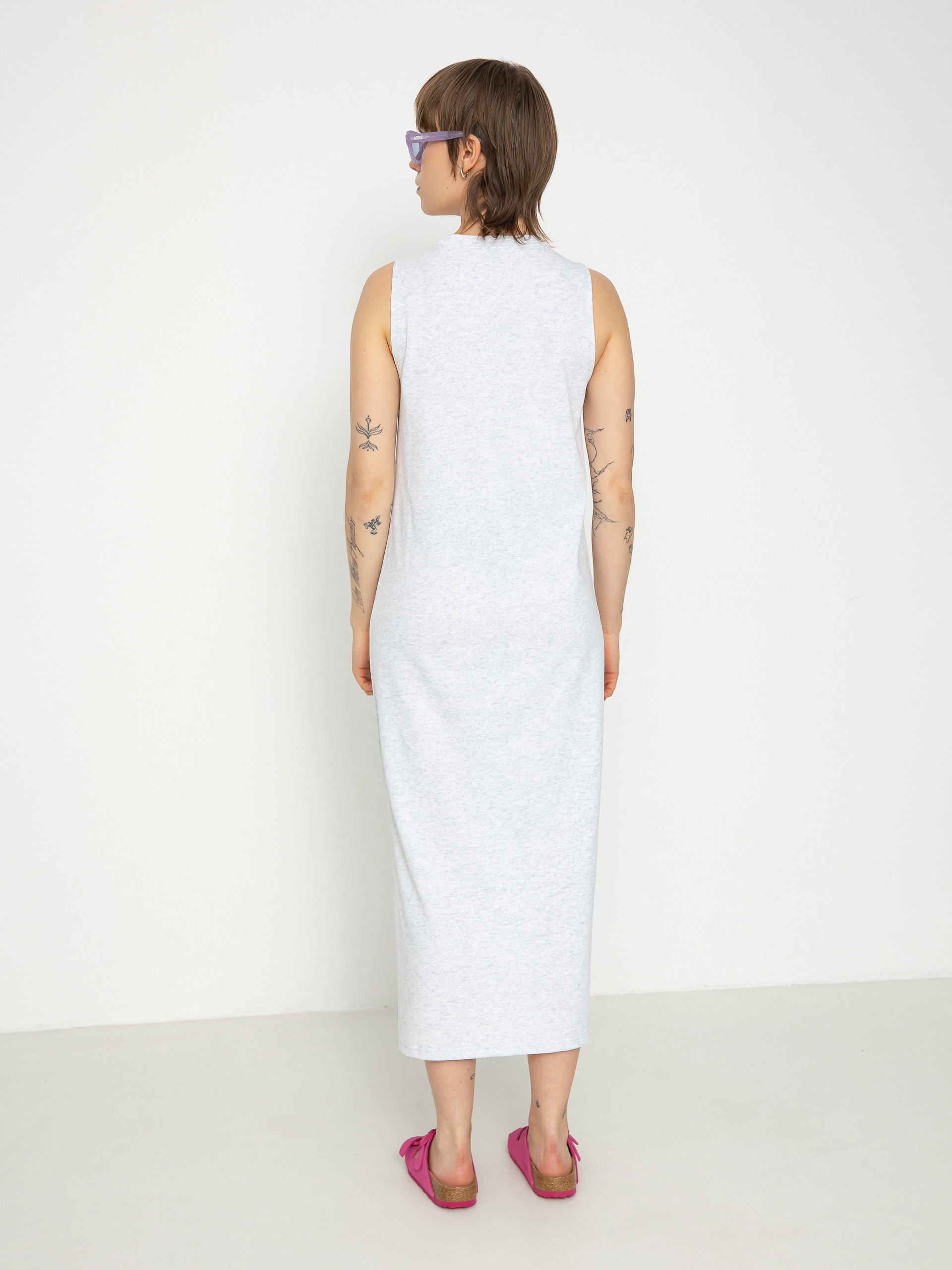 Ruha Vans Left Chest Maxi Wmn (light grey heather)