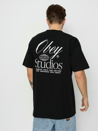 OBEY Studios Worldwide Póló (black)