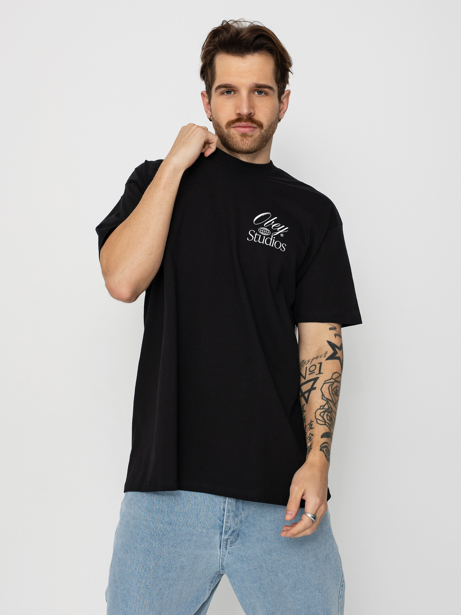 OBEY Studios Worldwide Póló (black)