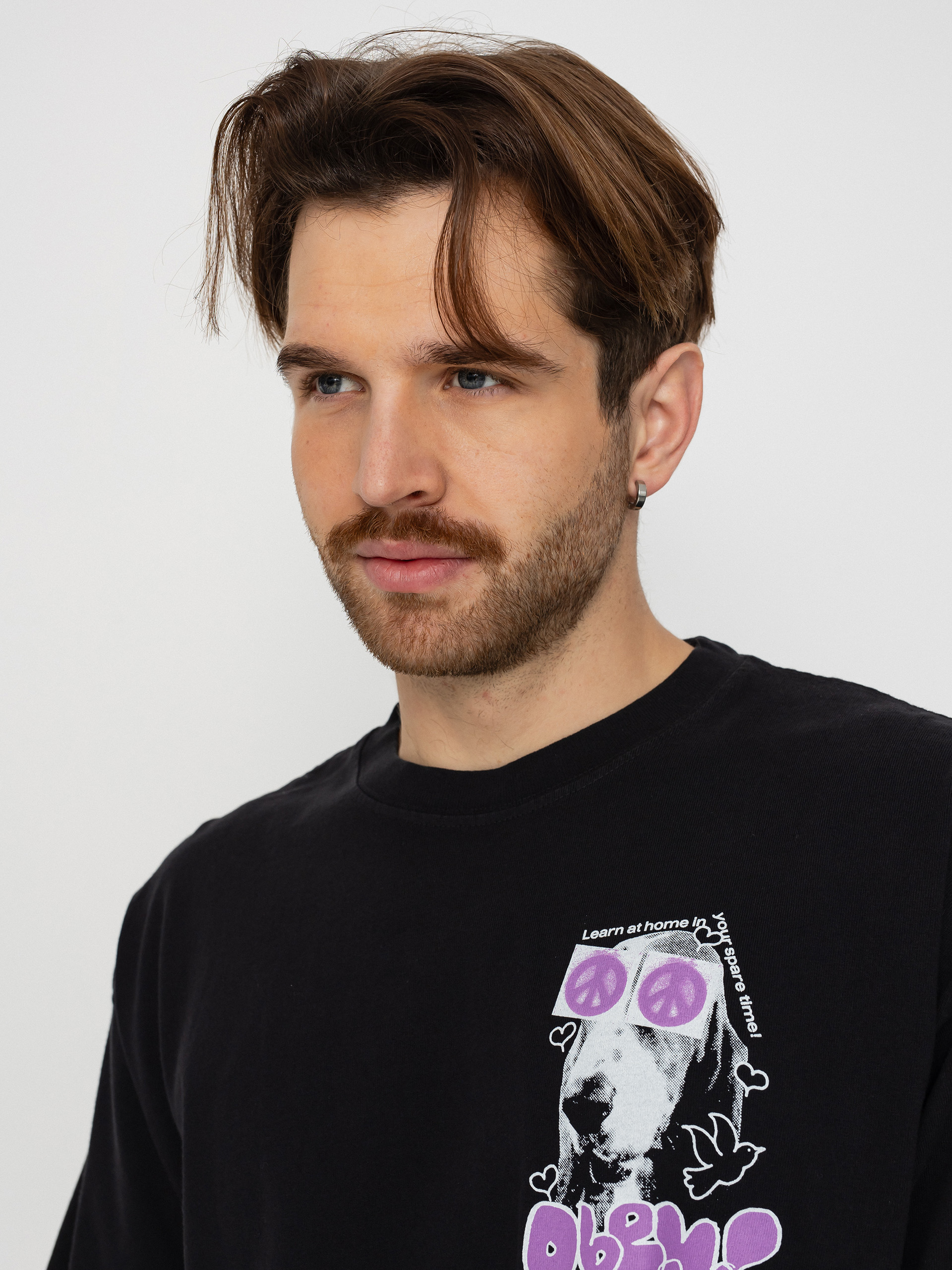 OBEY Peace Eyes Póló (vintage black)
