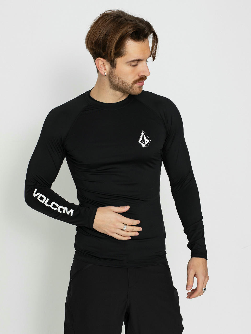 Volcom Lido Hosszú ujjú felső (black)