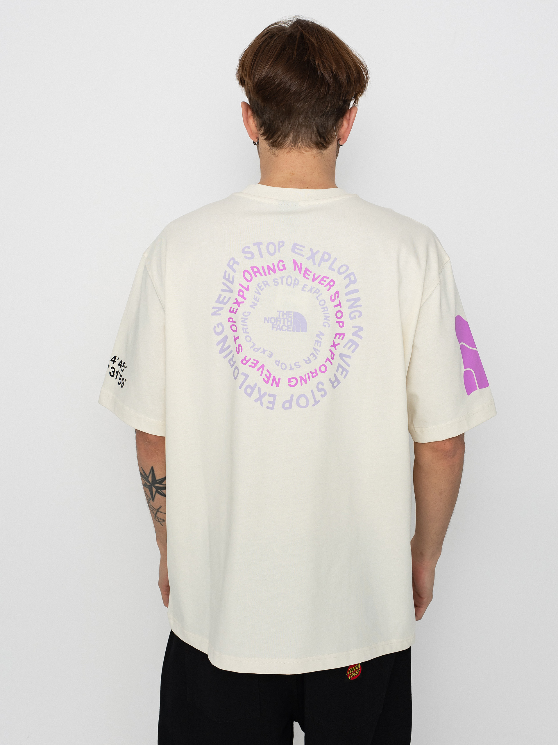 The North Face Nse Graphic Póló (white dune)