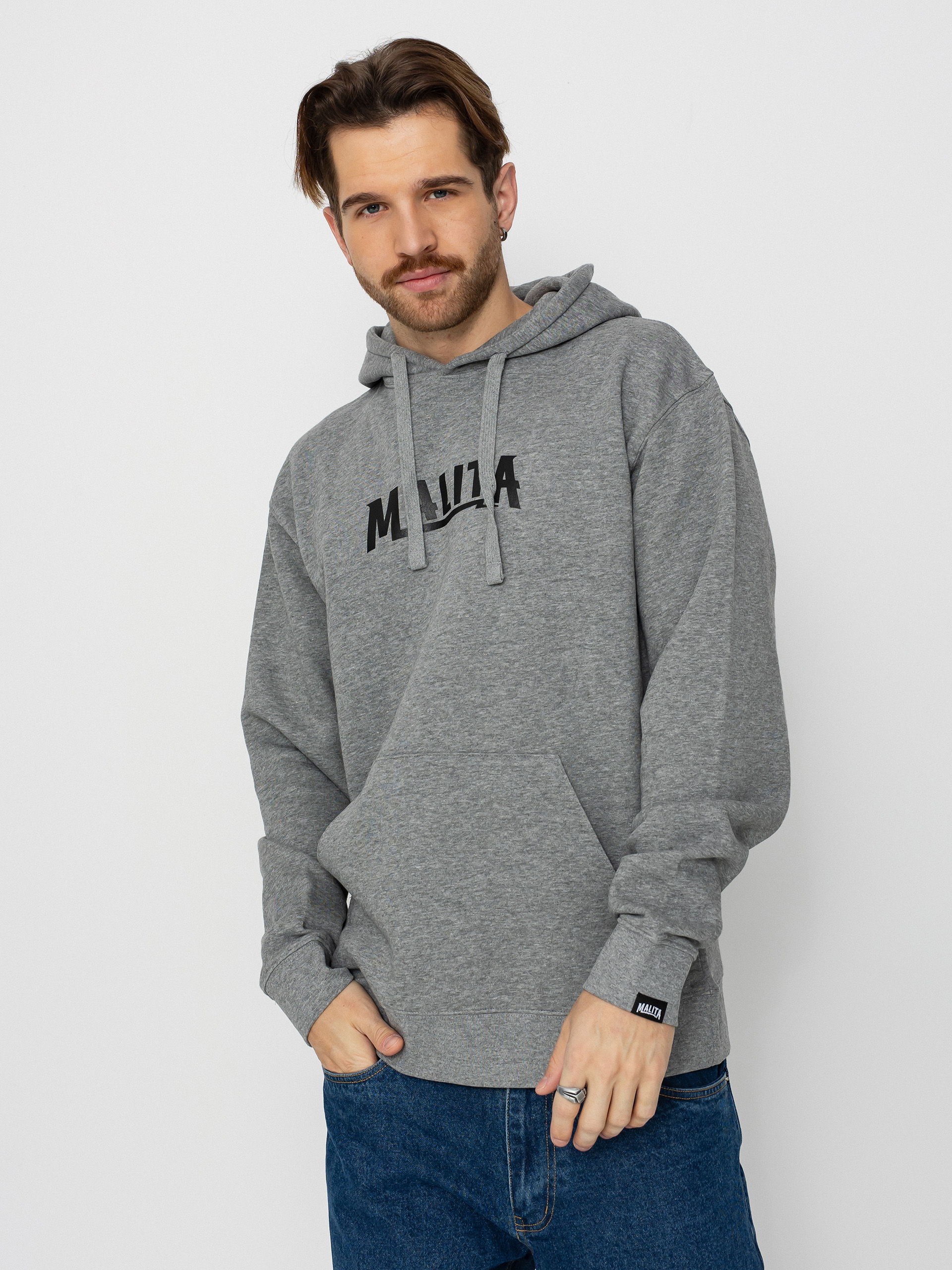 Malita Logo Thunder Kapucnis pulóver (grey)