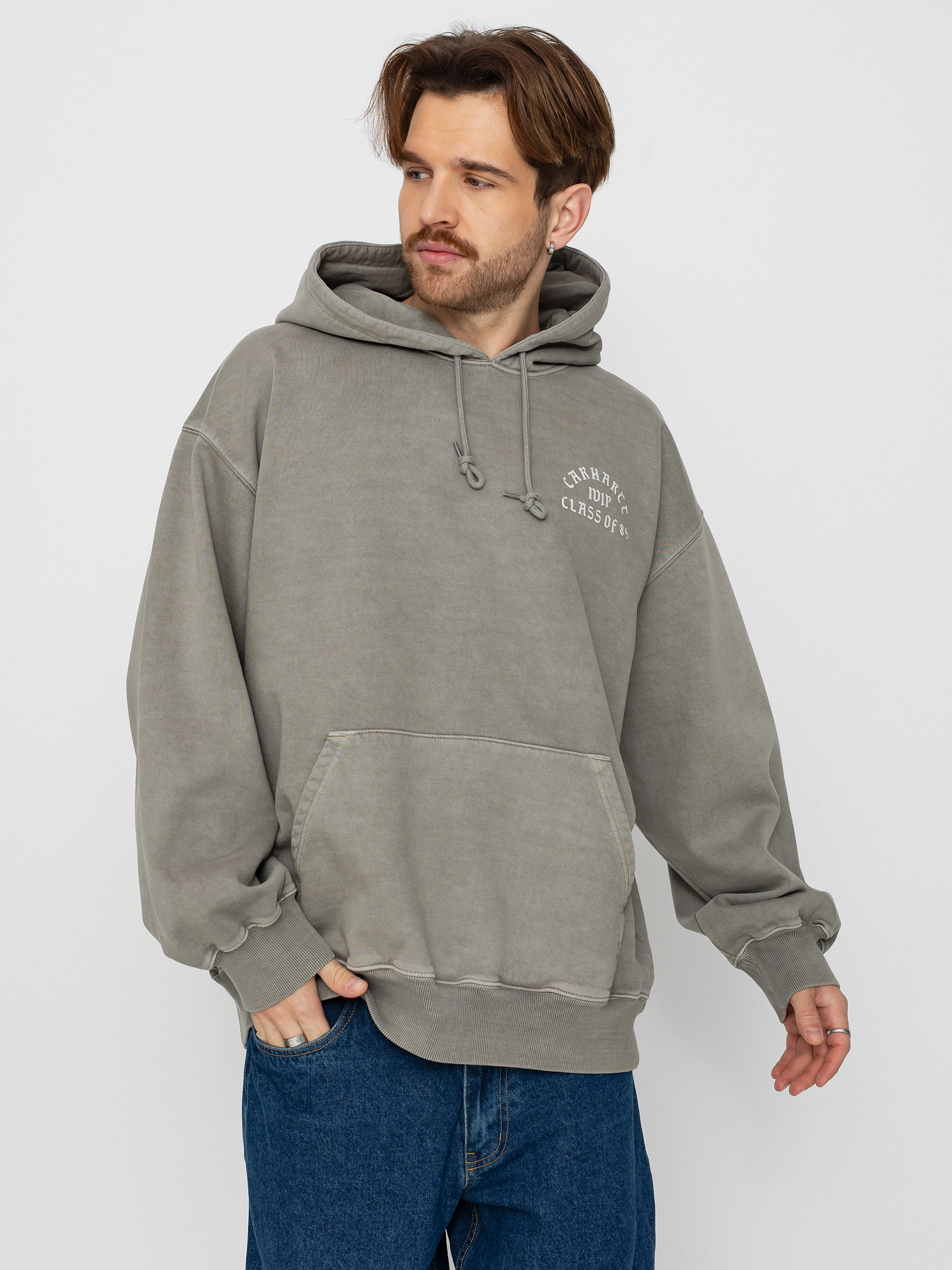 Carhartt WIP Class of 89 HD Kapucnis pulóver (marengo/white)